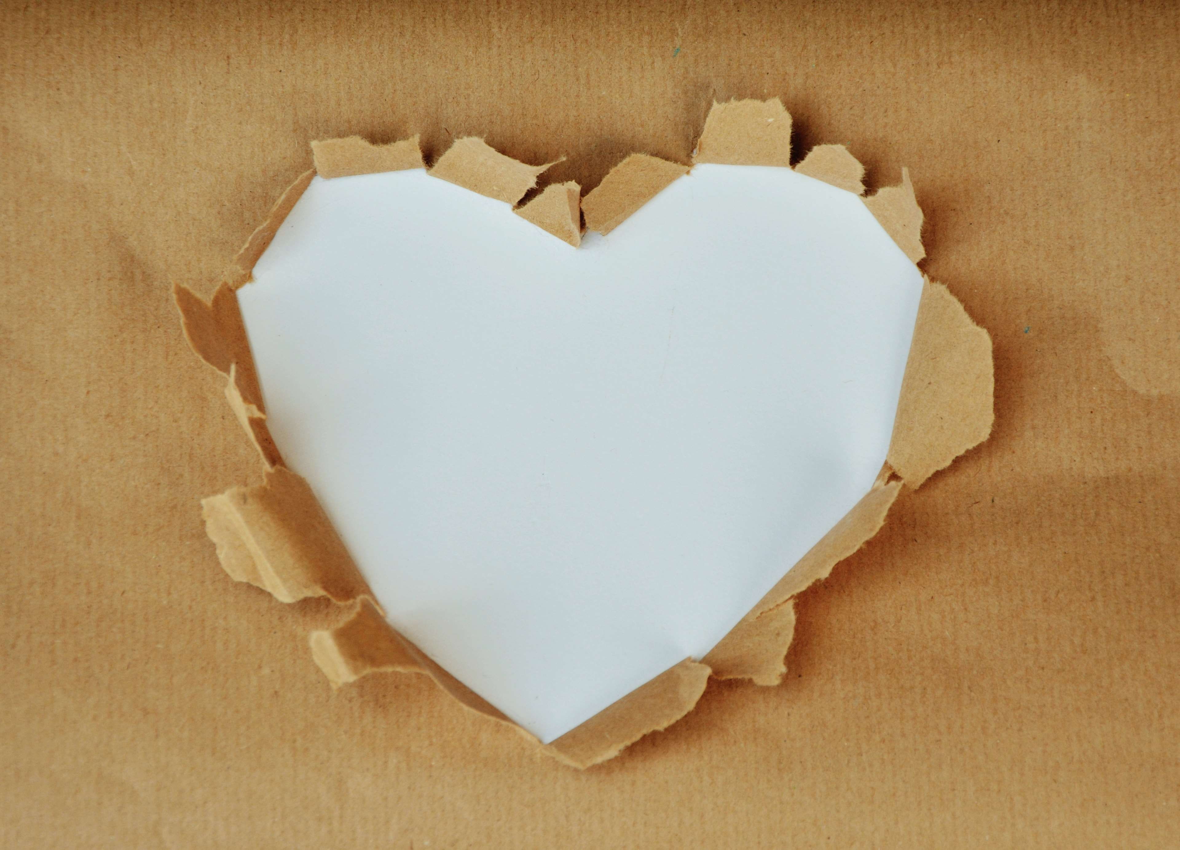 heart, copy space, drilled down, background, still life, emotion, white, symbol, symbolism, mothers day, indoors, wood - material, positive emotion, symbolic, HD Wallpaper