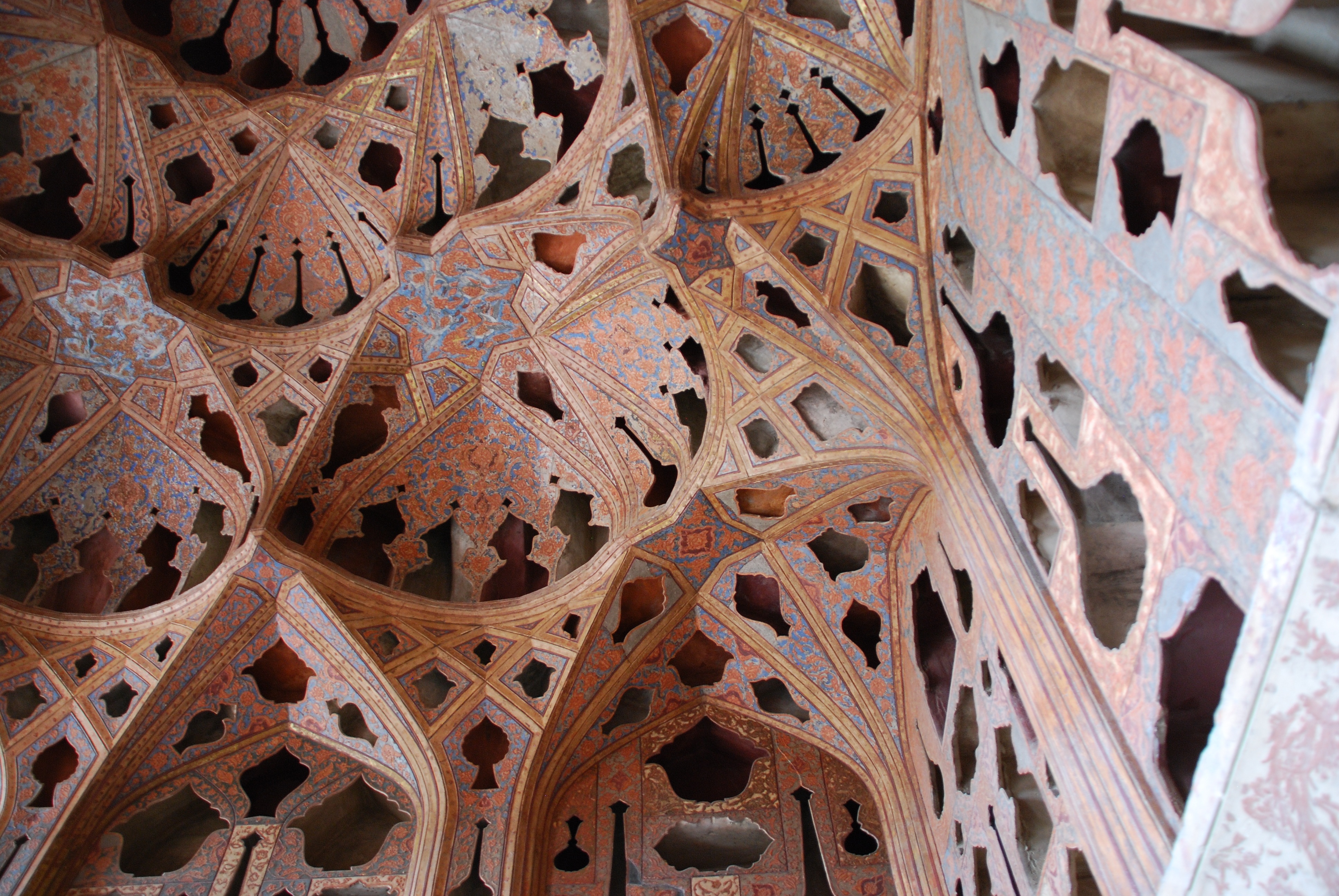 the past, iran, day, history, building, no people, 4K, full frame, multi colored, backgrounds, design, craft, architecture, pattern, travel destinations, HD Wallpaper