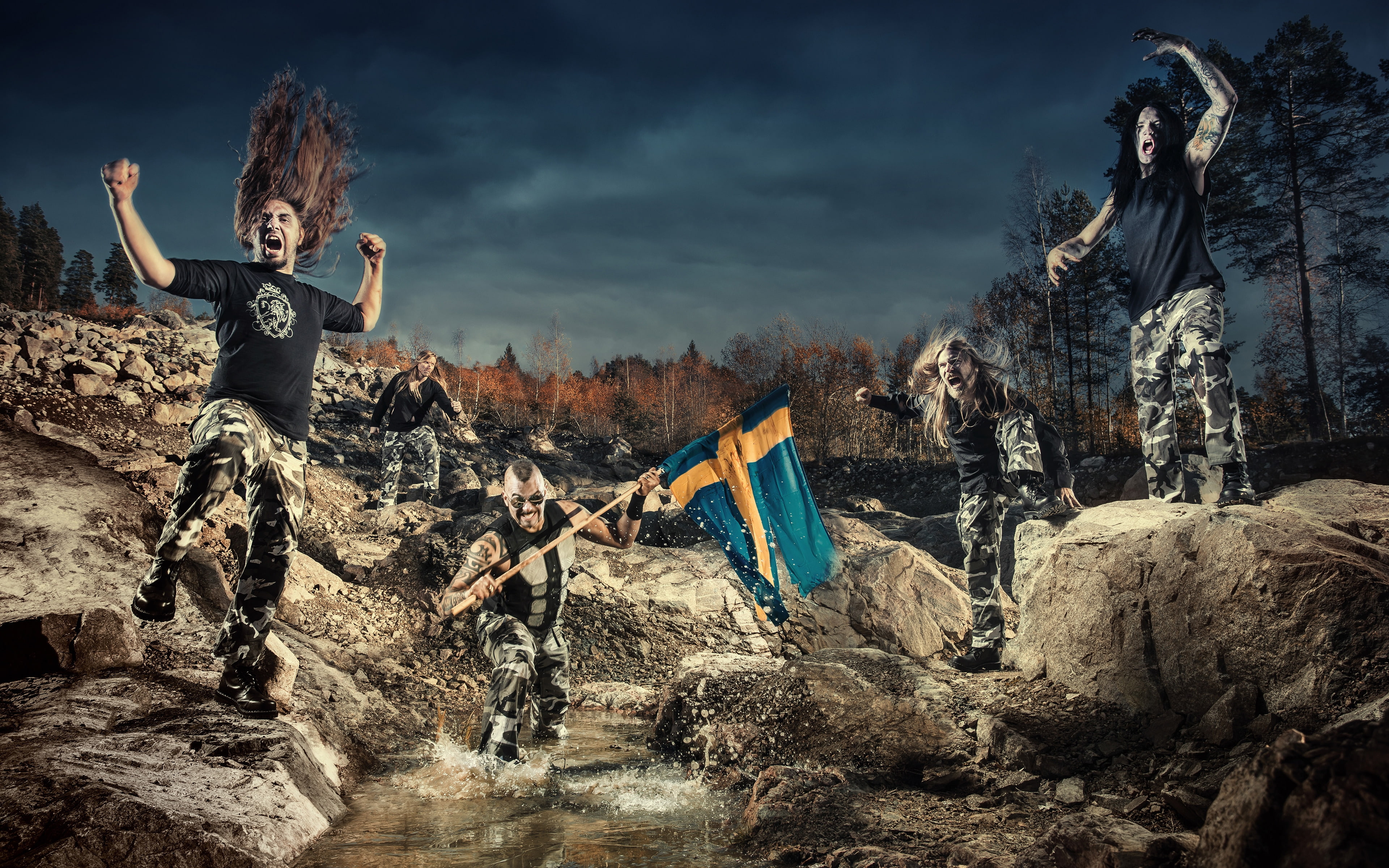 rock, band, 4K, Sabaton, HD Wallpaper