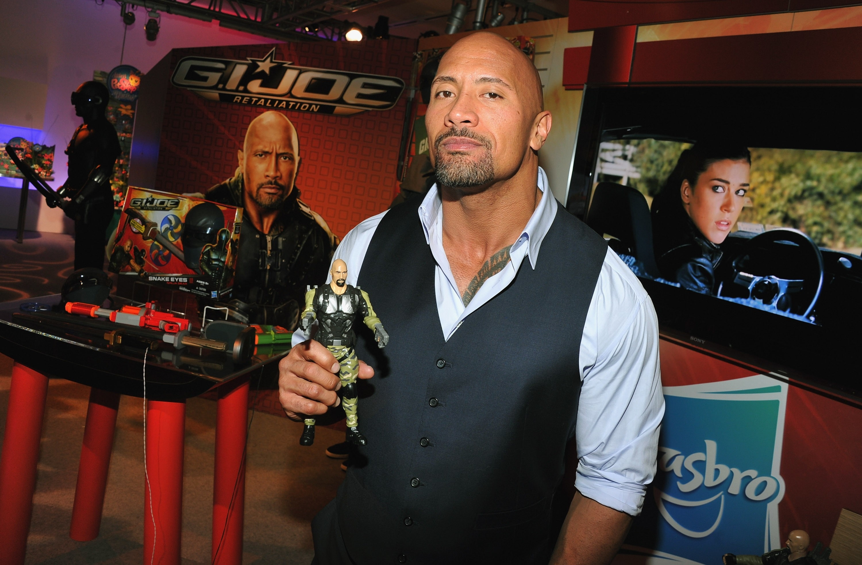 art, people, dwayne, johnson, rock, hd, actors, The Rock, x, 2K, HD Wallpaper