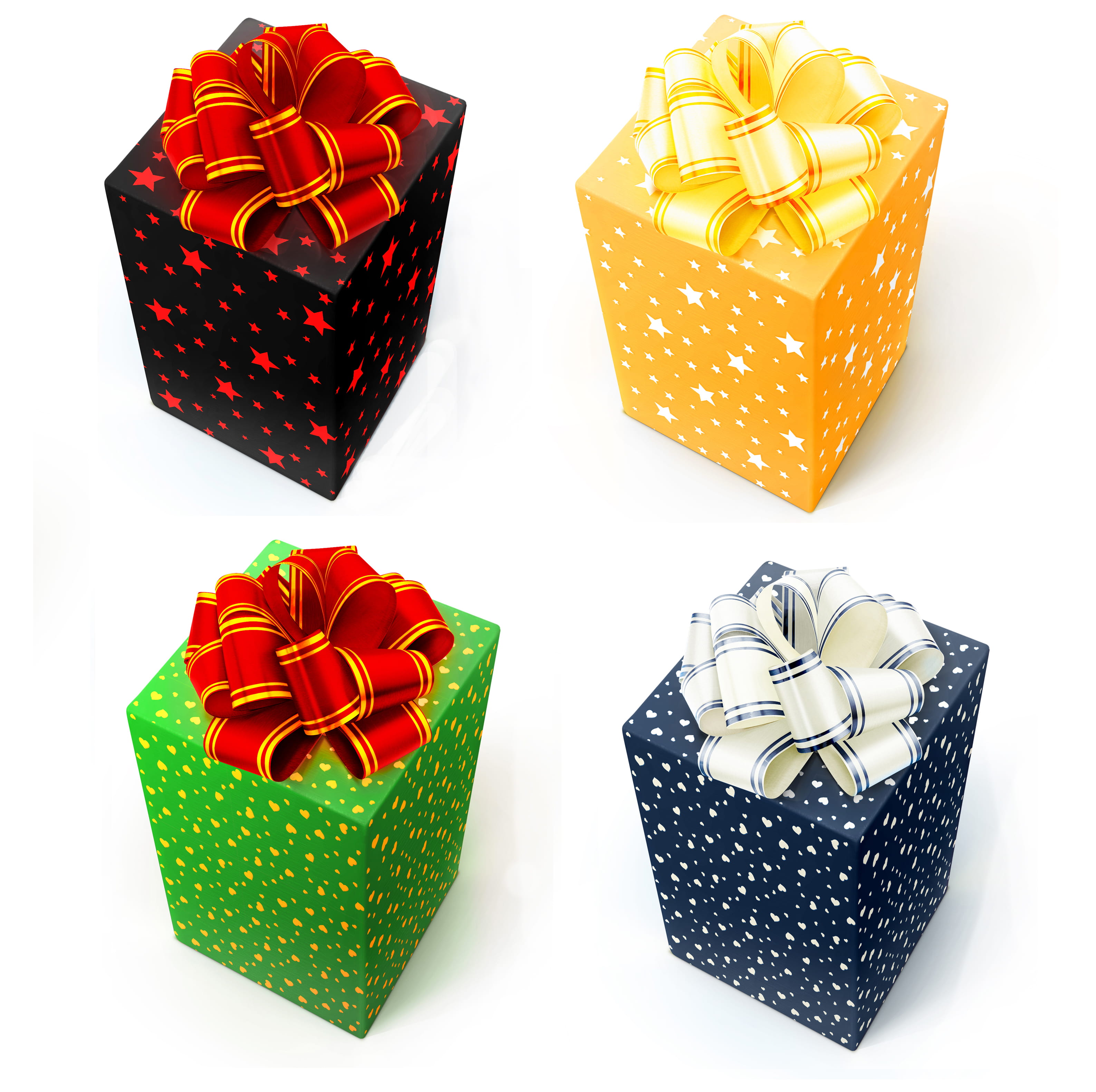 package, ribbon - sewing item, design, colorful, gift box, object, box - container, xmas, christmas, giftbox, collection, cut out, emotion, shopping, color, HD Wallpaper
