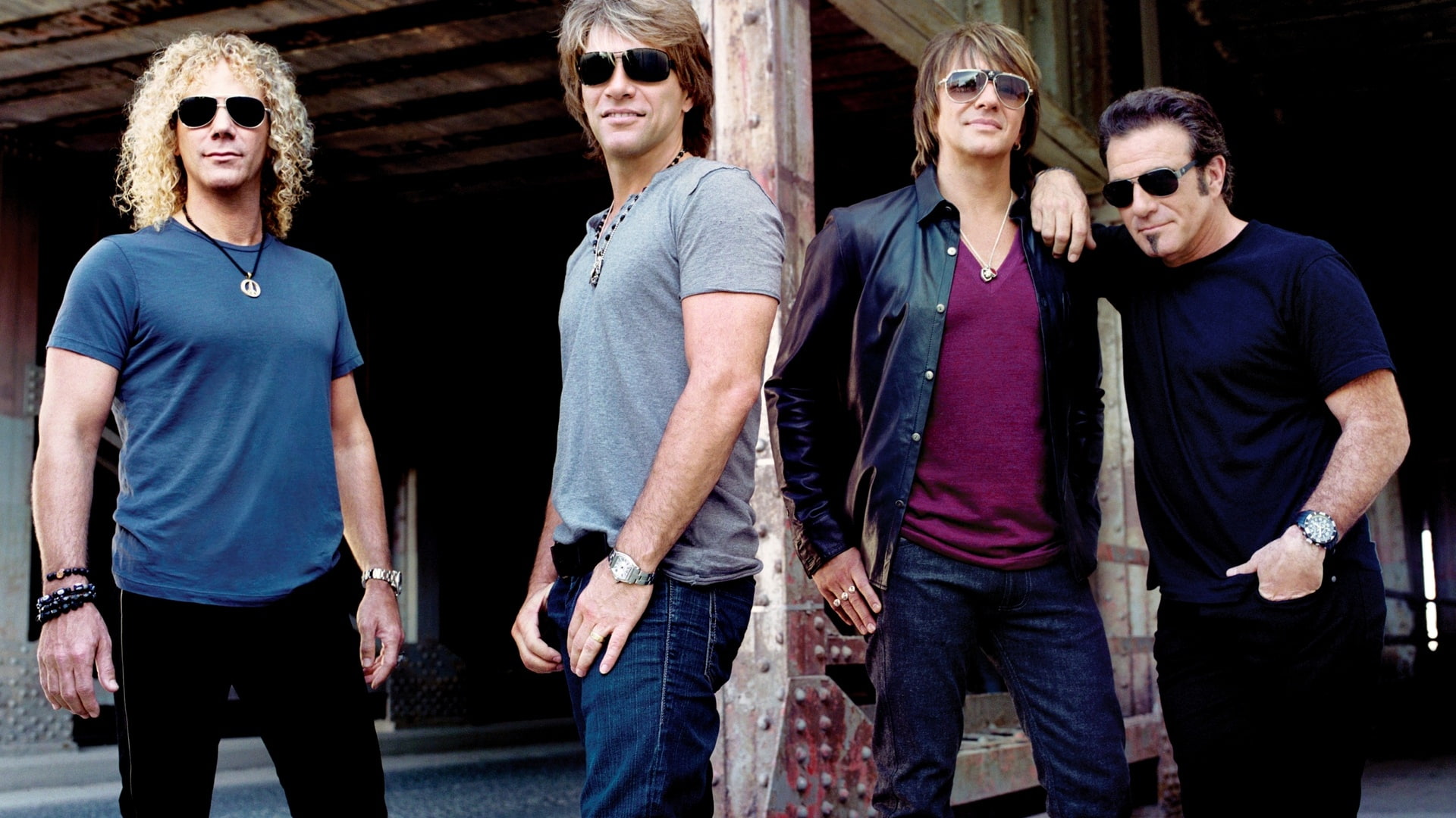 metal, heavy, 1080P, rock, bon, hard, hair, jovi, HD Wallpaper