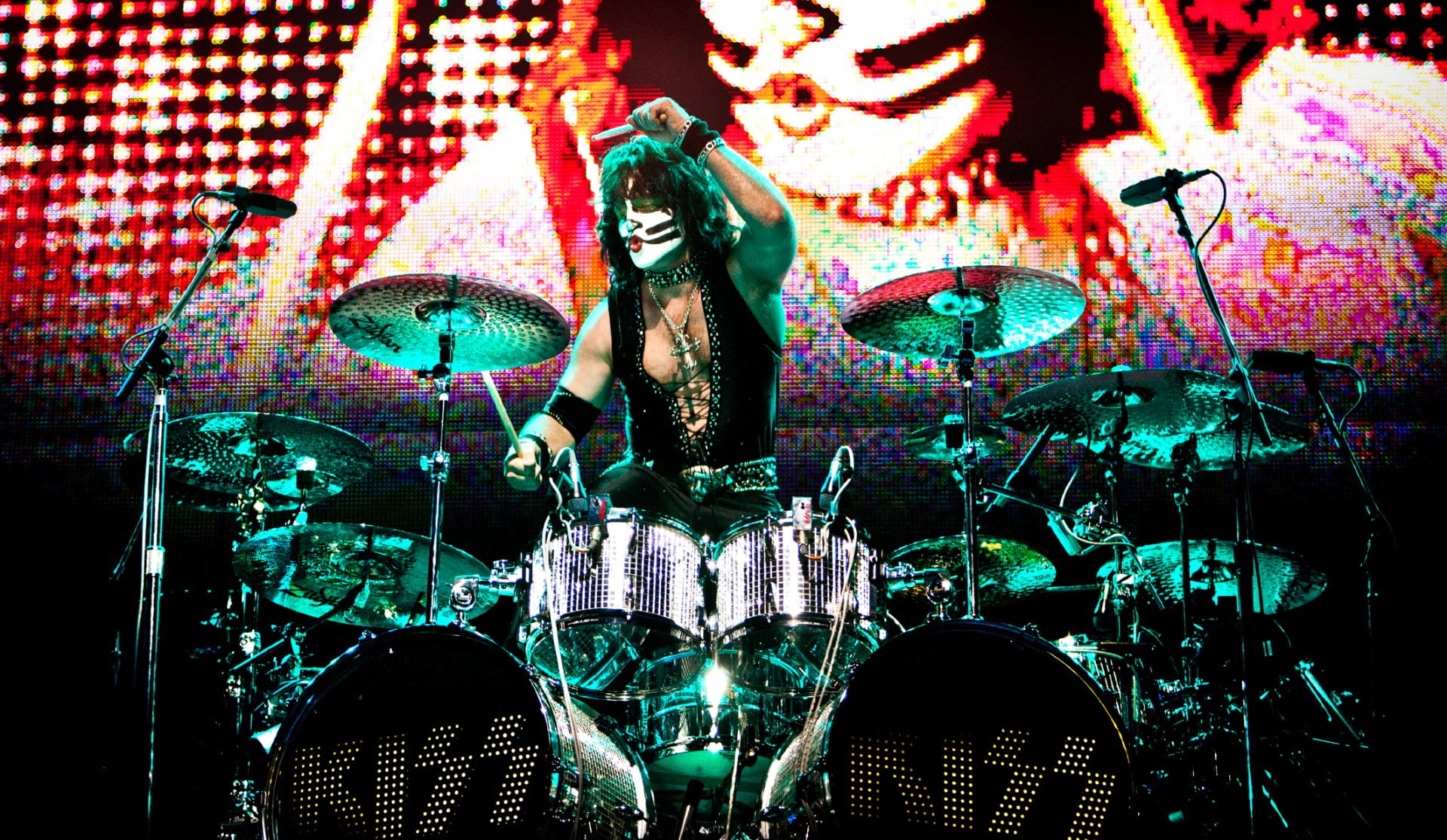 Drums, Band (Music), KISS, 1080P, Peter Criss, HD Wallpaper