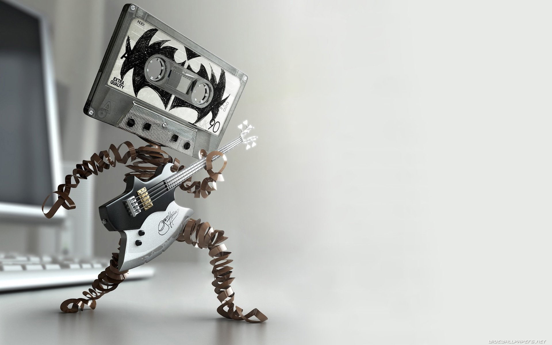 kiss, music, 1080P, band, cassette, HD Wallpaper