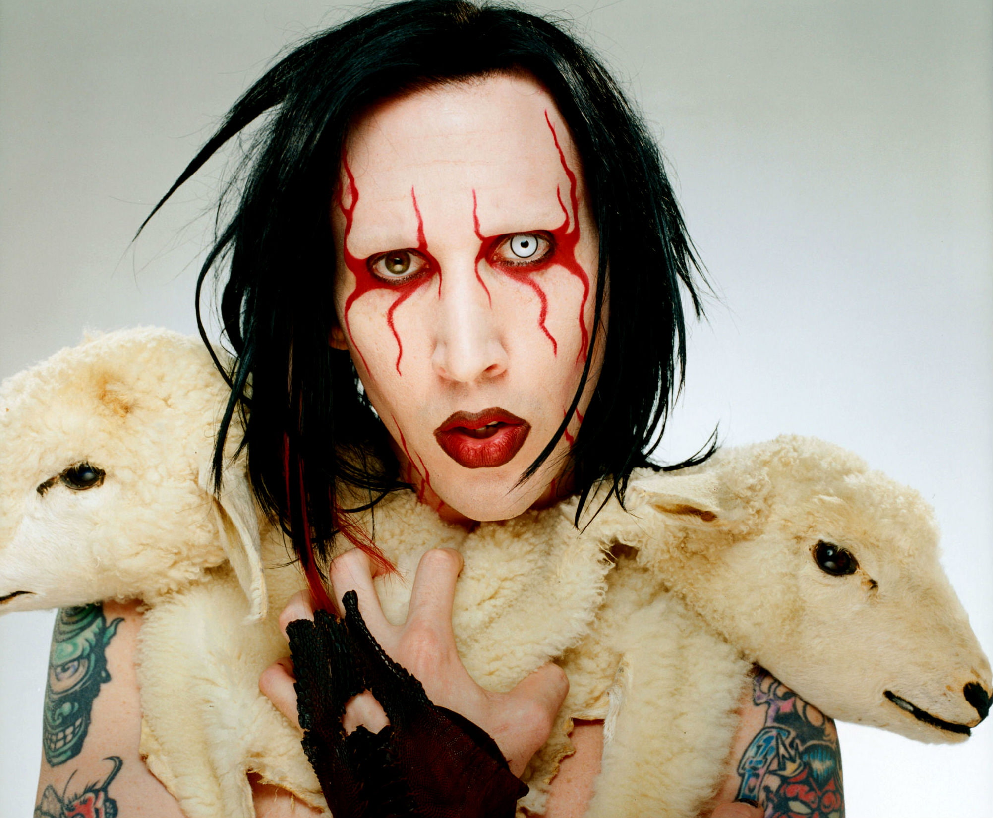 marilyn, gothic, manson, metal, shock, 1080P, industrial, rock, heavy, HD Wallpaper