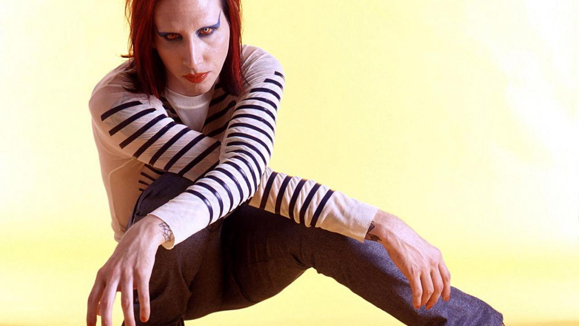 heavy, industrial, marilyn, rock, metal, 1080P, shock, manson, glam, gothic, HD Wallpaper