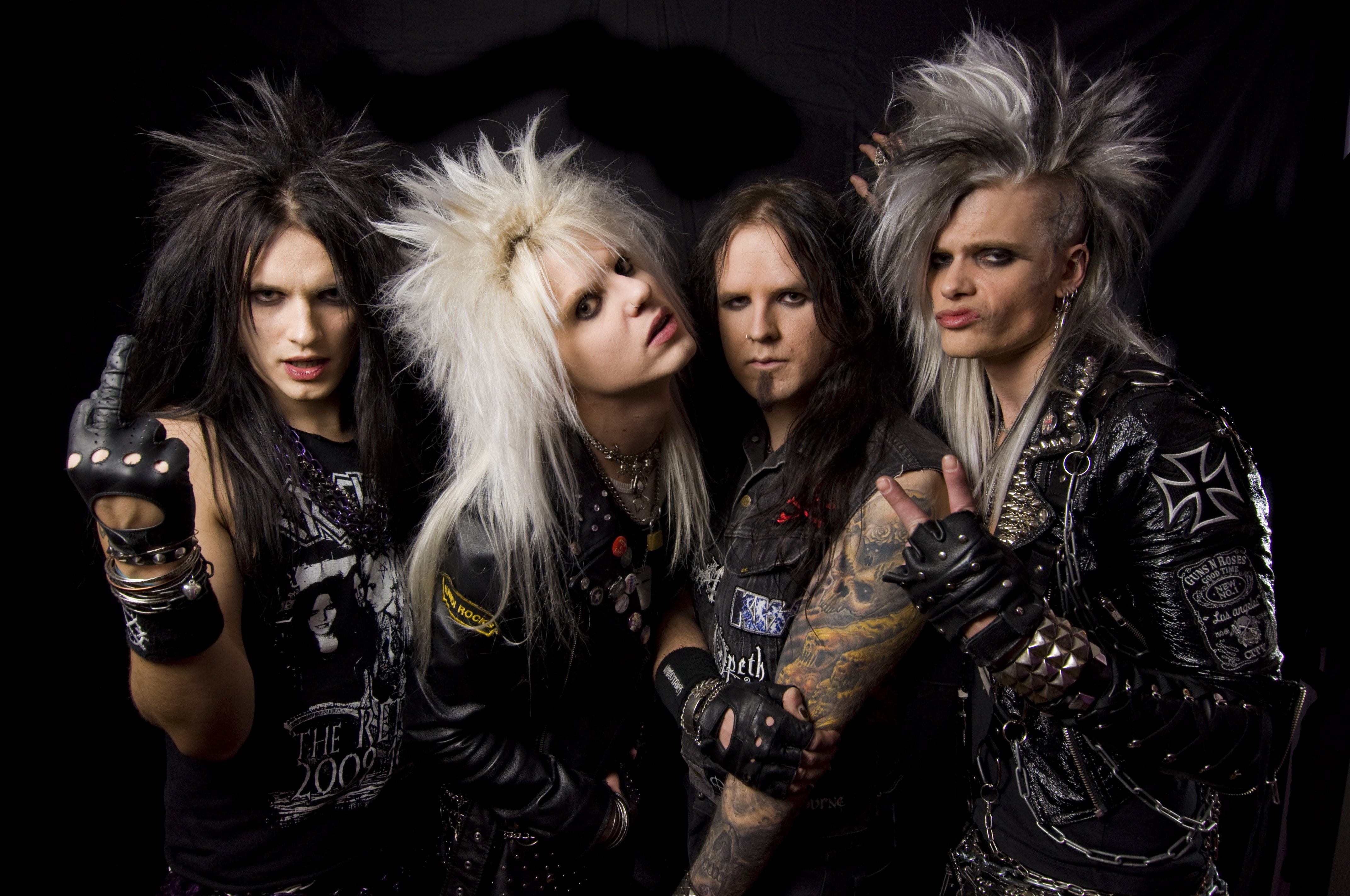 crashdiet, hair, heavy, 4K, metal, glam, HD Wallpaper