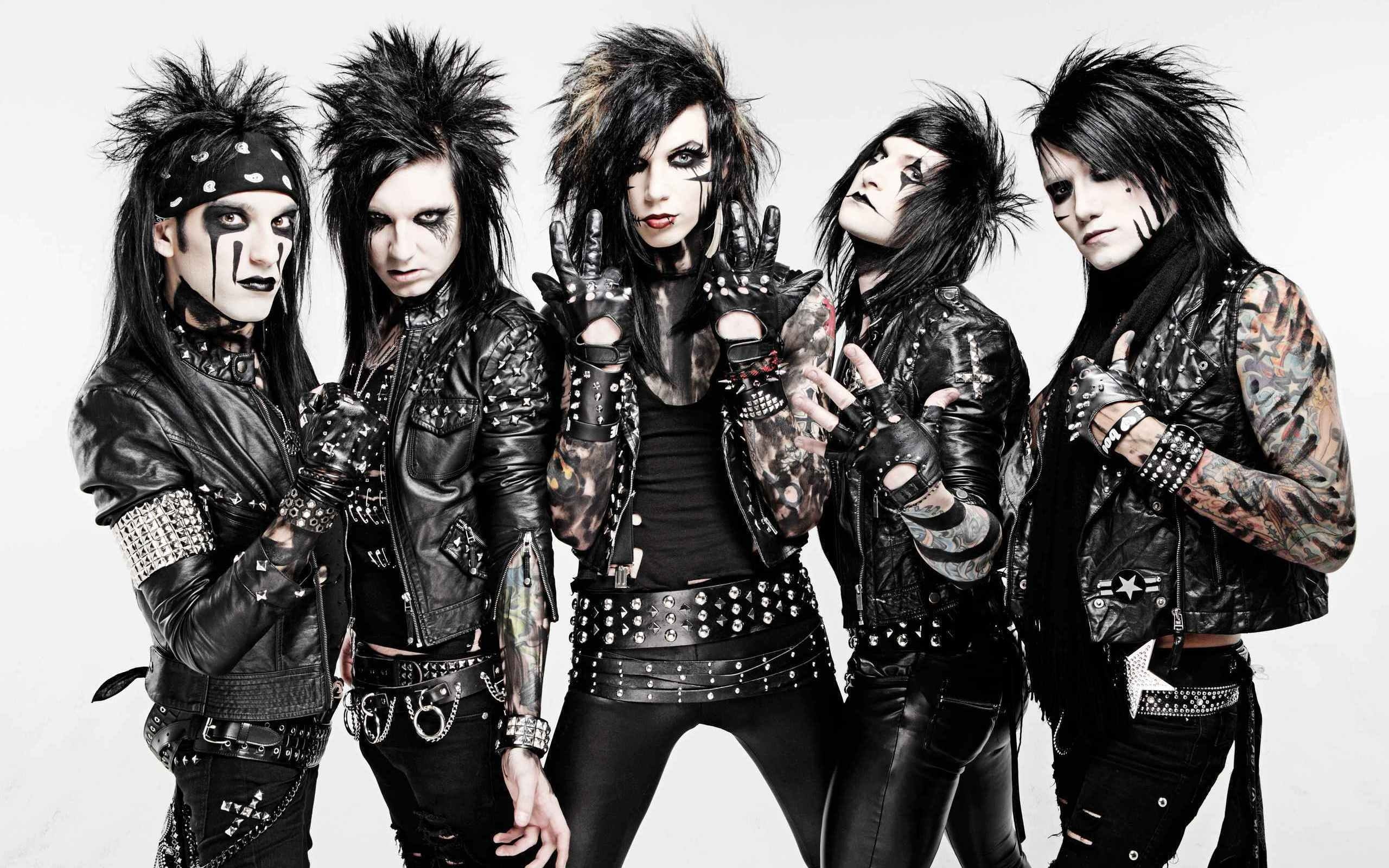 glam metal, 2K, heavy metal, hard rock, black, veil, brides, HD Wallpaper