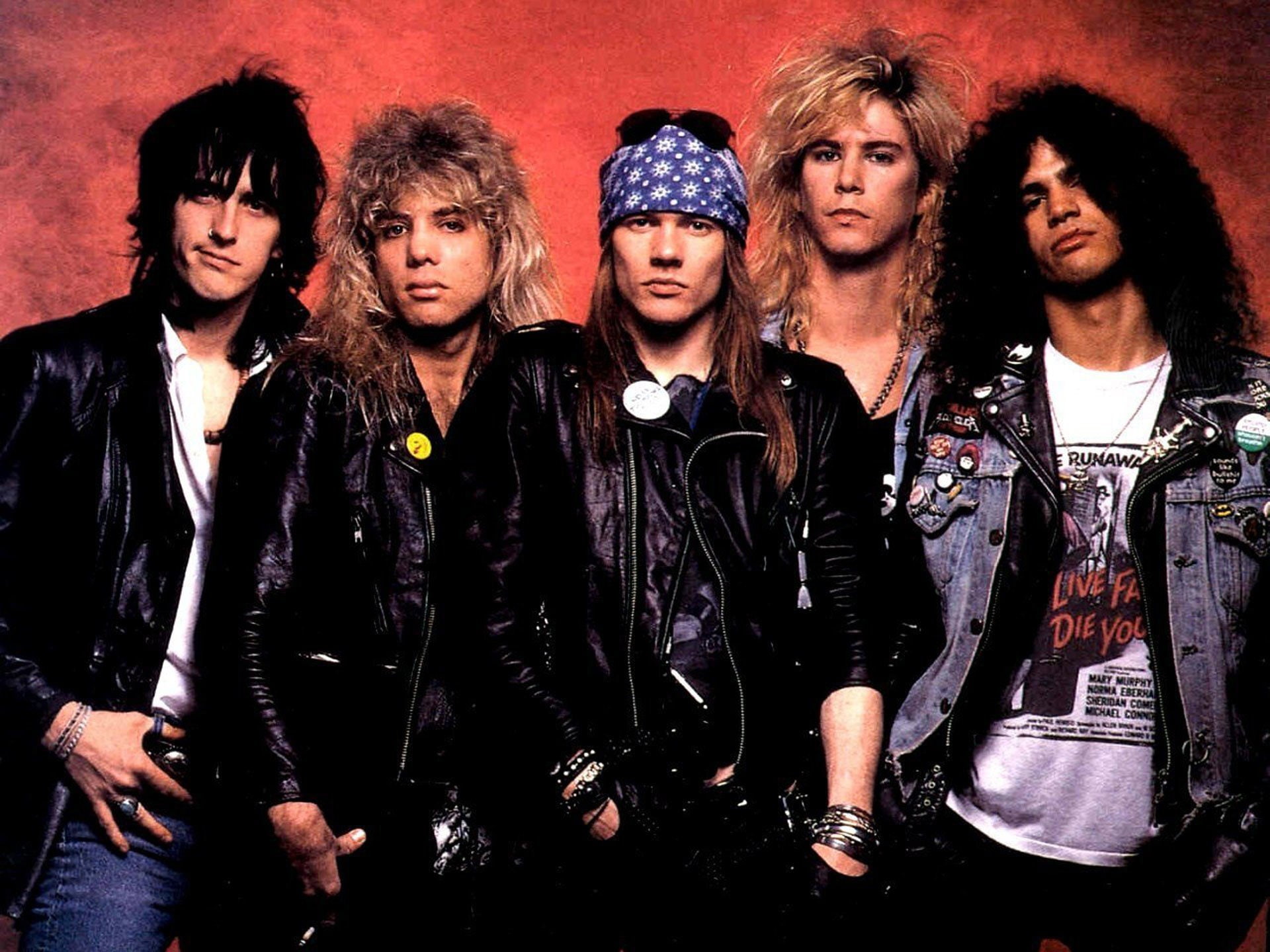 hard, heavy, poster, roses, rock, metal, guns, glam, hair, 1080P, HD Wallpaper