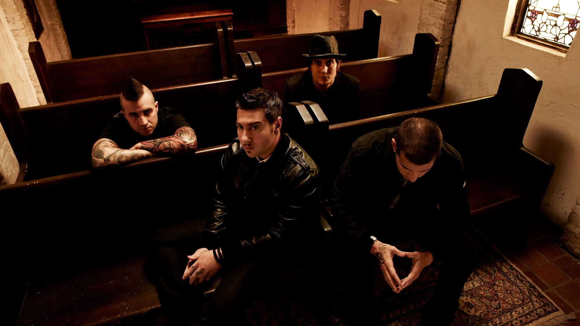 sitting, carpet, black, leather, young men, jacket, young adult, communication, benches, s, contemplation, group of people, window, males, social issues, HD Wallpaper