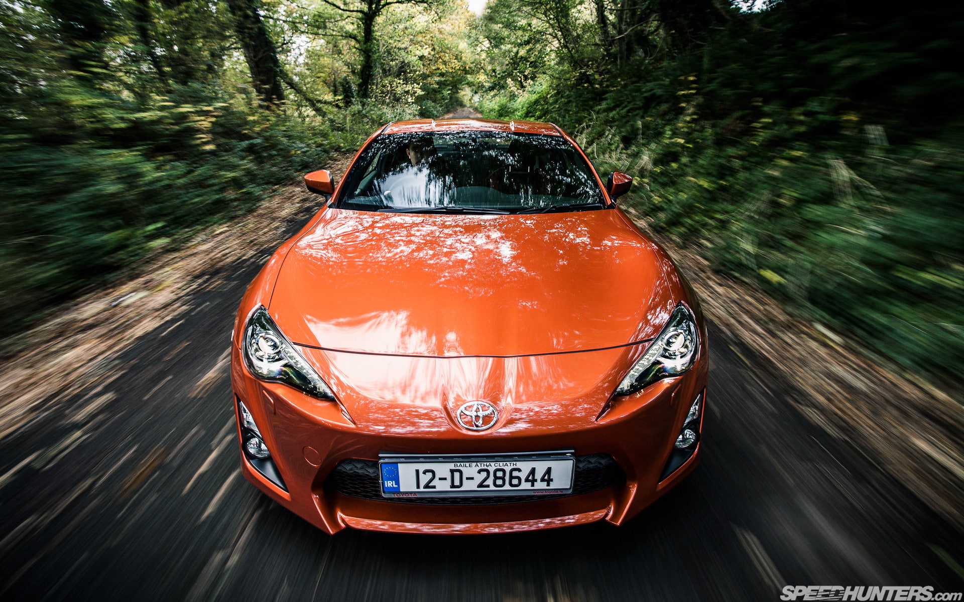 s, blur, motion, hd, 1080P, orange, car, scion, fr, cars, toyota, HD Wallpaper