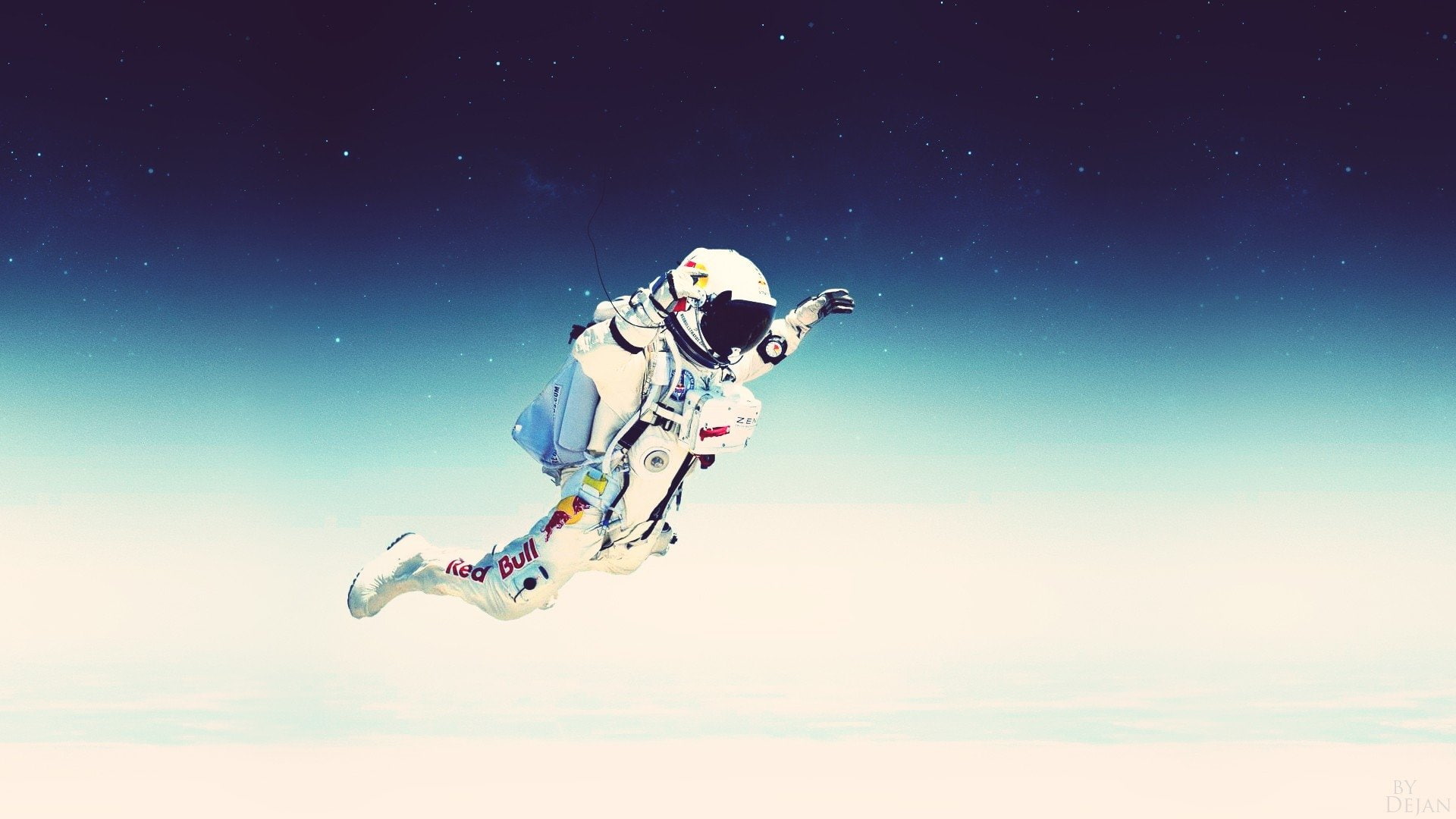 Suit, Felix Baumgartner, Jump, Skydiving, 1080P, Red Bull, Sports, HD Wallpaper