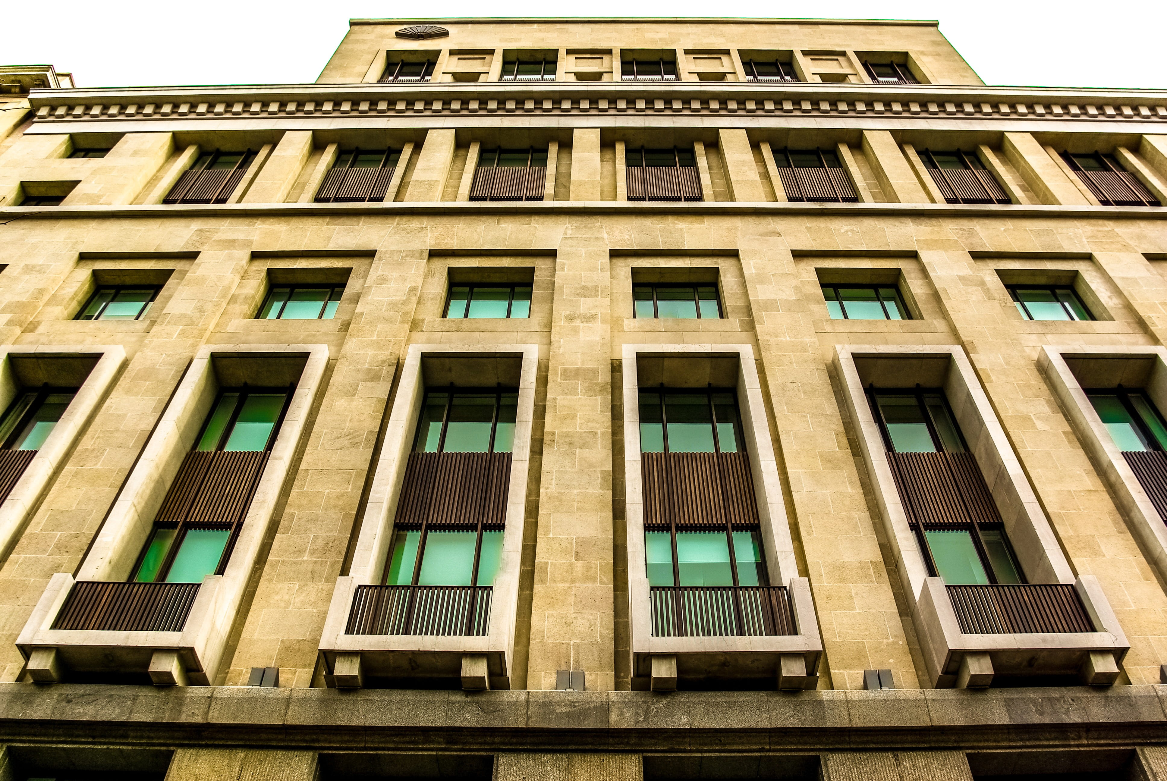 building, window, nature, city, outdoors, sky, day, tall - high, low angle view, built structure, façade, side by side, barcelona, architecture, no people, HD Wallpaper