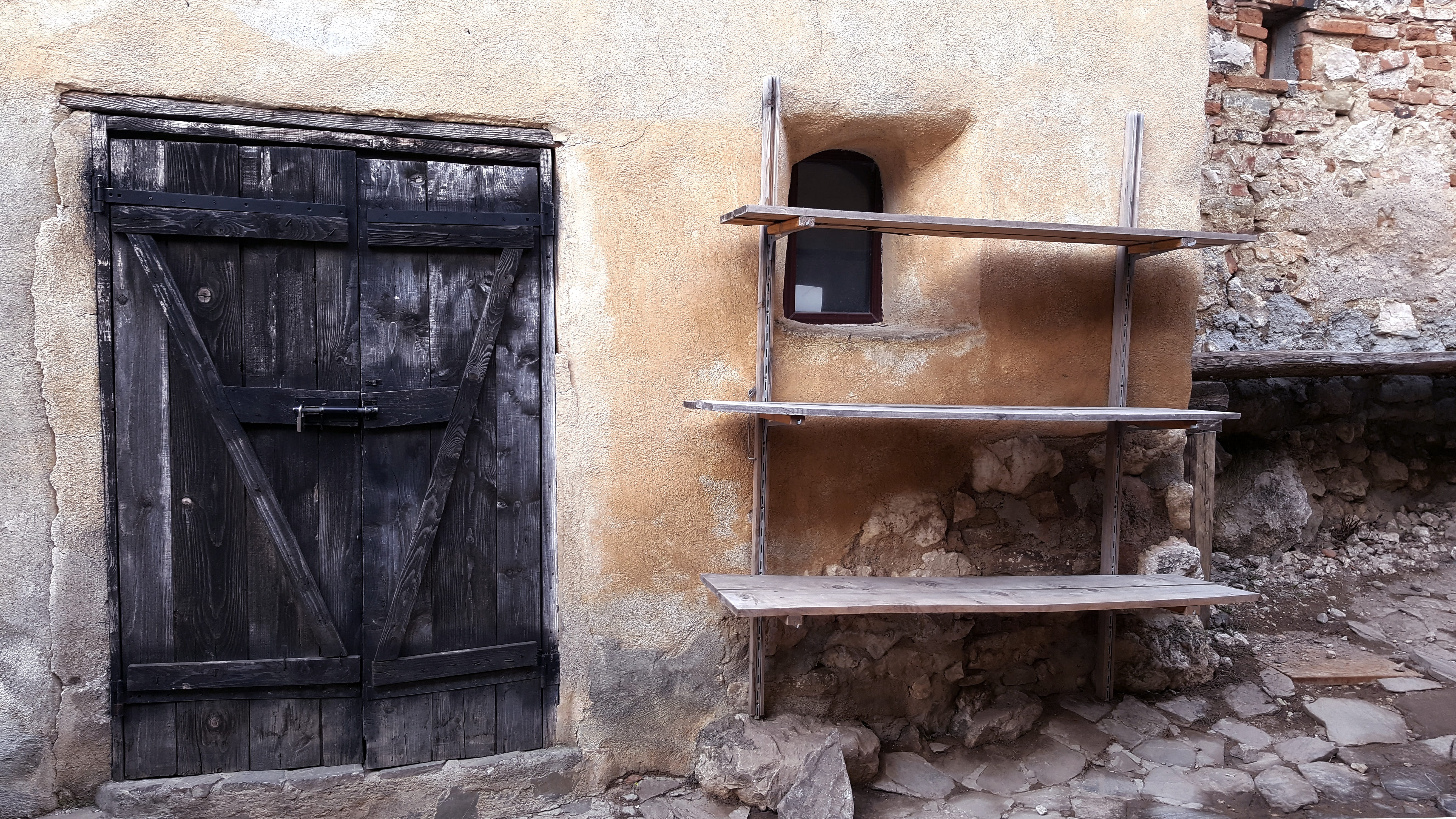 Window, romans, Medieval, old town, abandoned, residential district, transylvania, entrance, no people, stronghold, door, ruins, wood - material, built structure, HD Wallpaper
