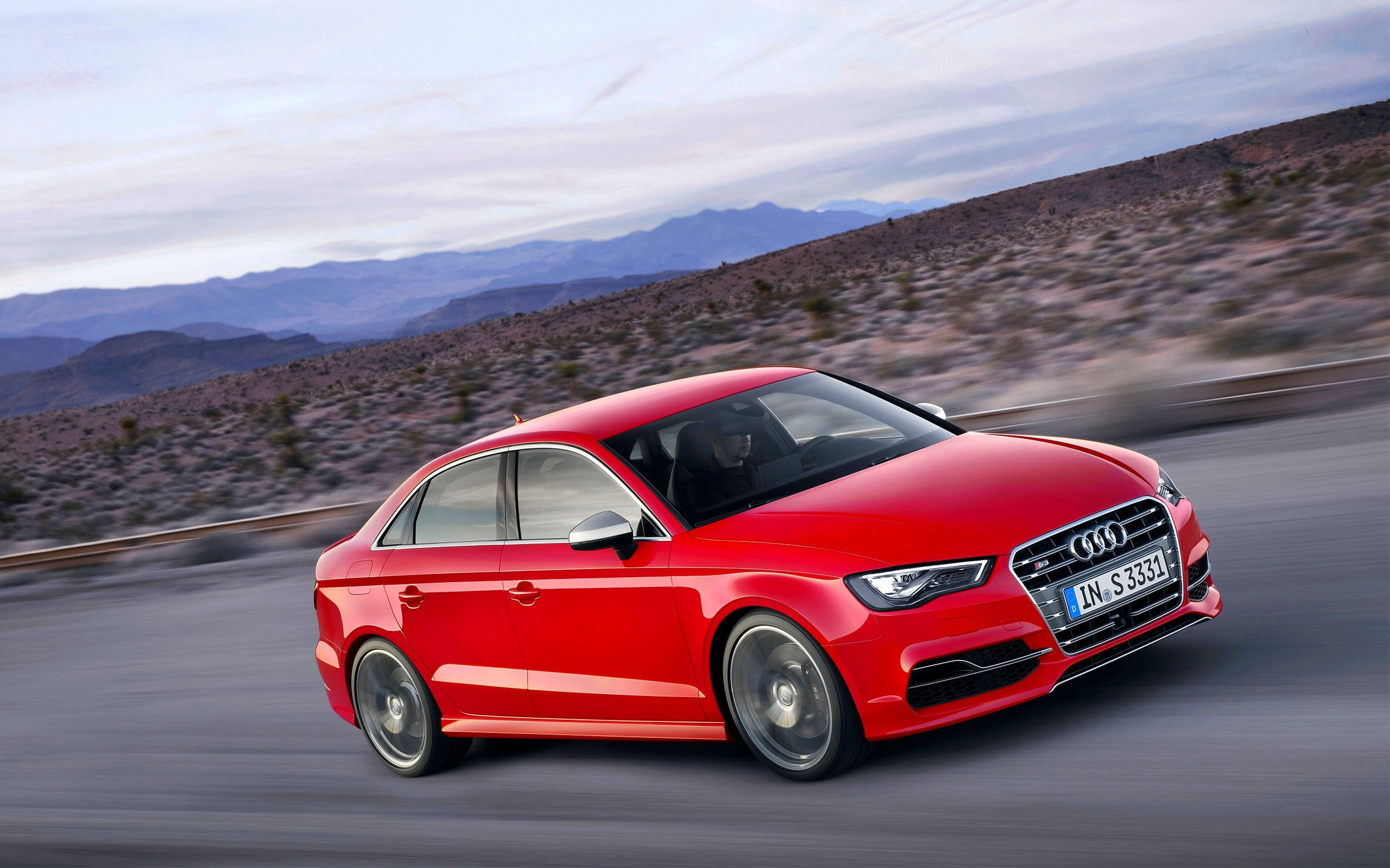 luxury, travel, sport, power, nature, sedan, shiny, technology, red, modern, sky, motion, speed, audi, wheel, s3, day, side view, no People, outdoors, mode of Transport, HD Wallpaper