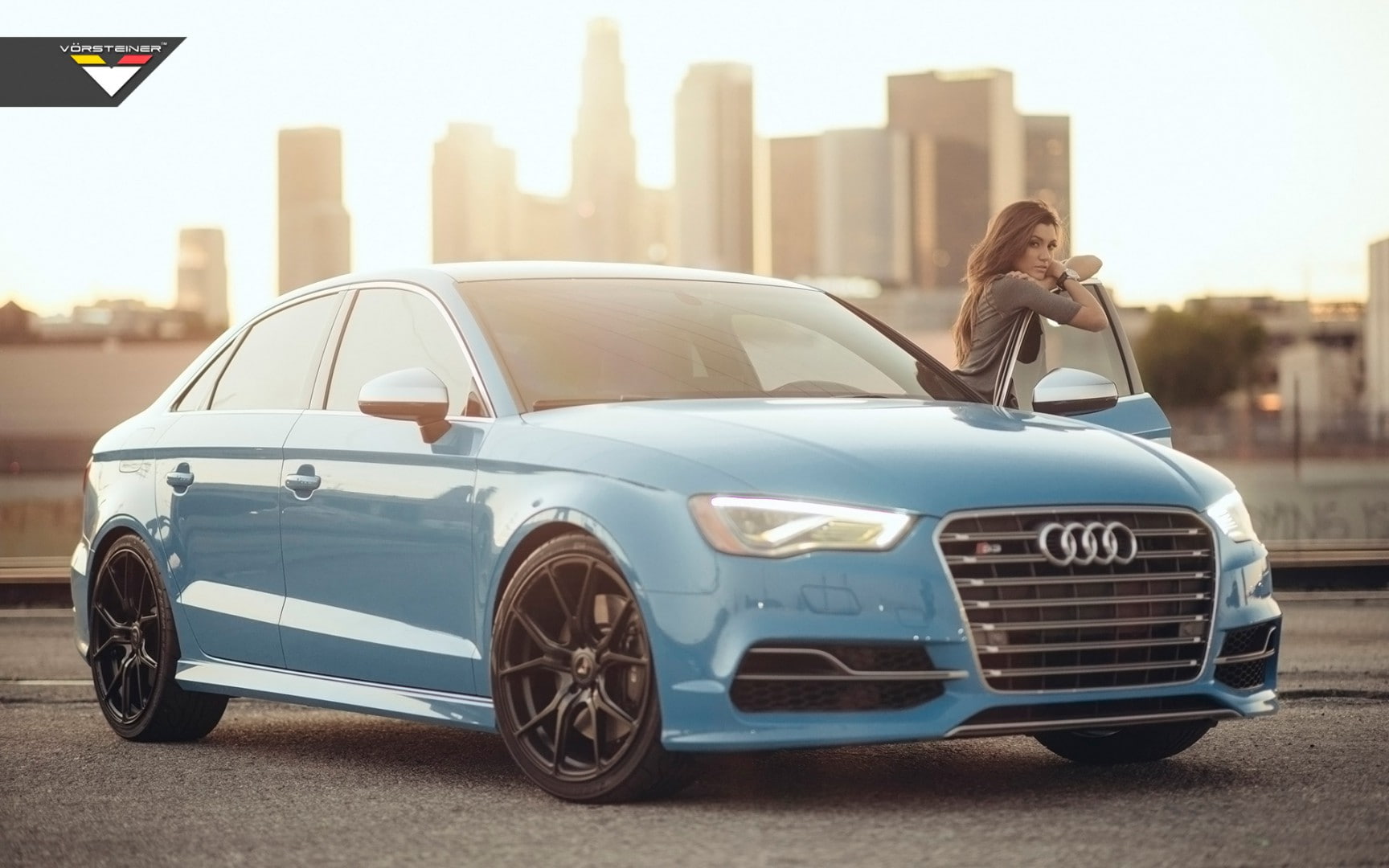 vorsteiner, car, s, riviera, hd, 2015, audi, blue, 720P, HD Wallpaper