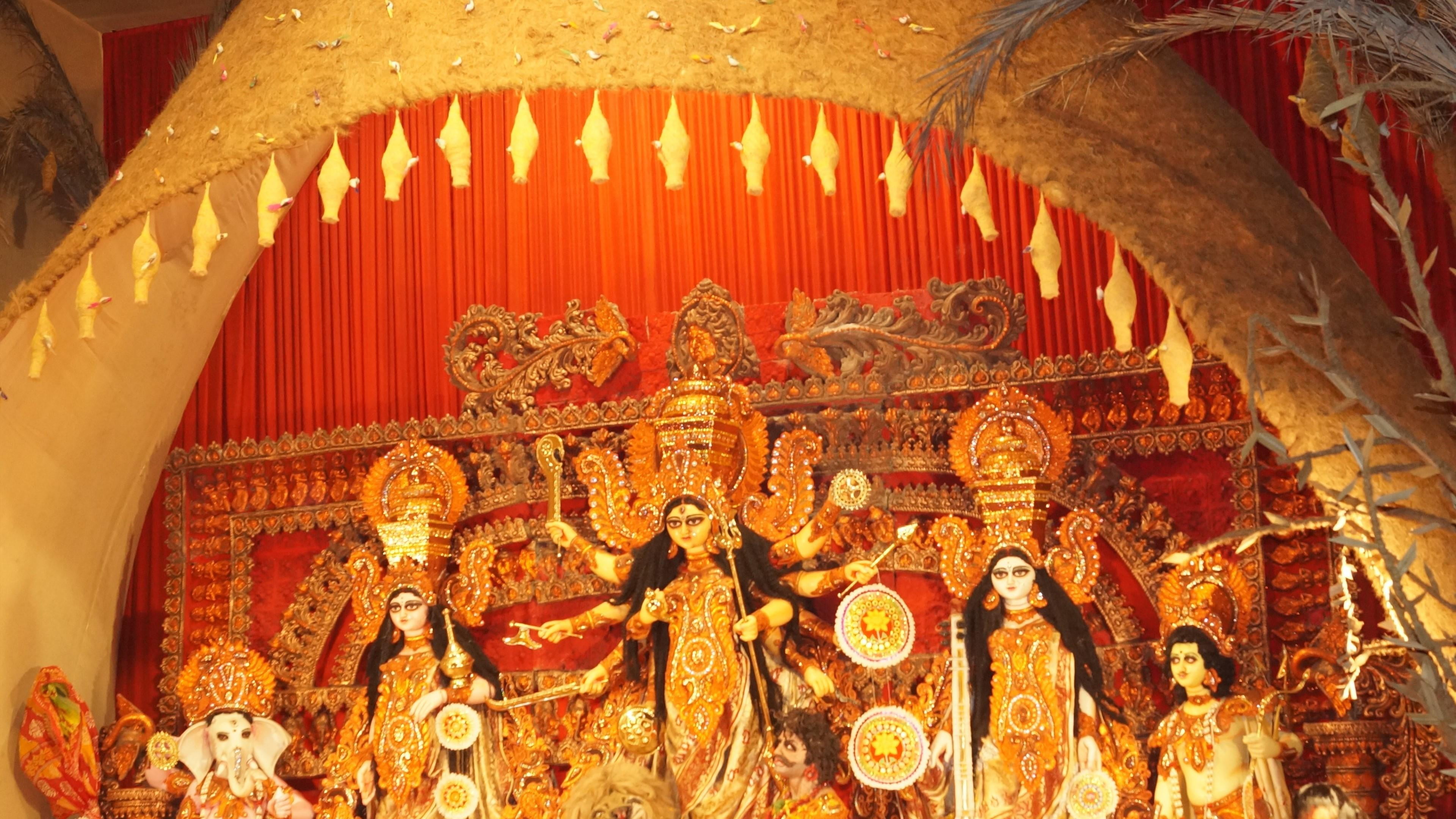 ornate, craft, sculpture, festival, built structure, decorations, art and craft, mural, representation, place of worship, gold colored, human representation, HD Wallpaper