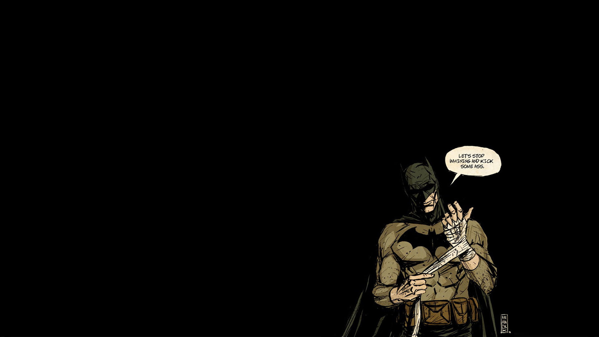 bw, black, batman, 1080P, dc, cartoon/comic, hd, HD Wallpaper