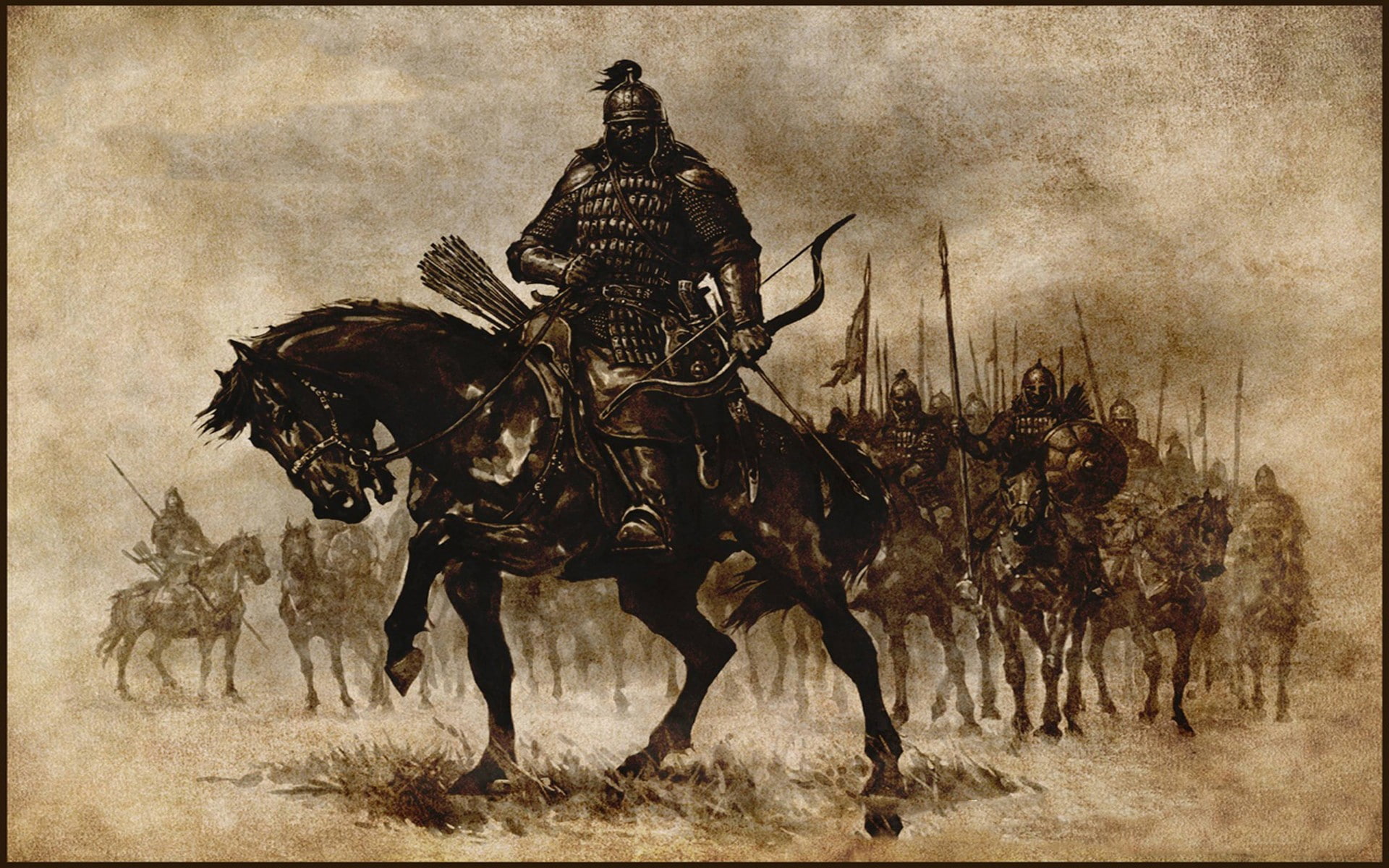 1080P, archer, Mount and Blade, warrior, horse, video games, HD Wallpaper