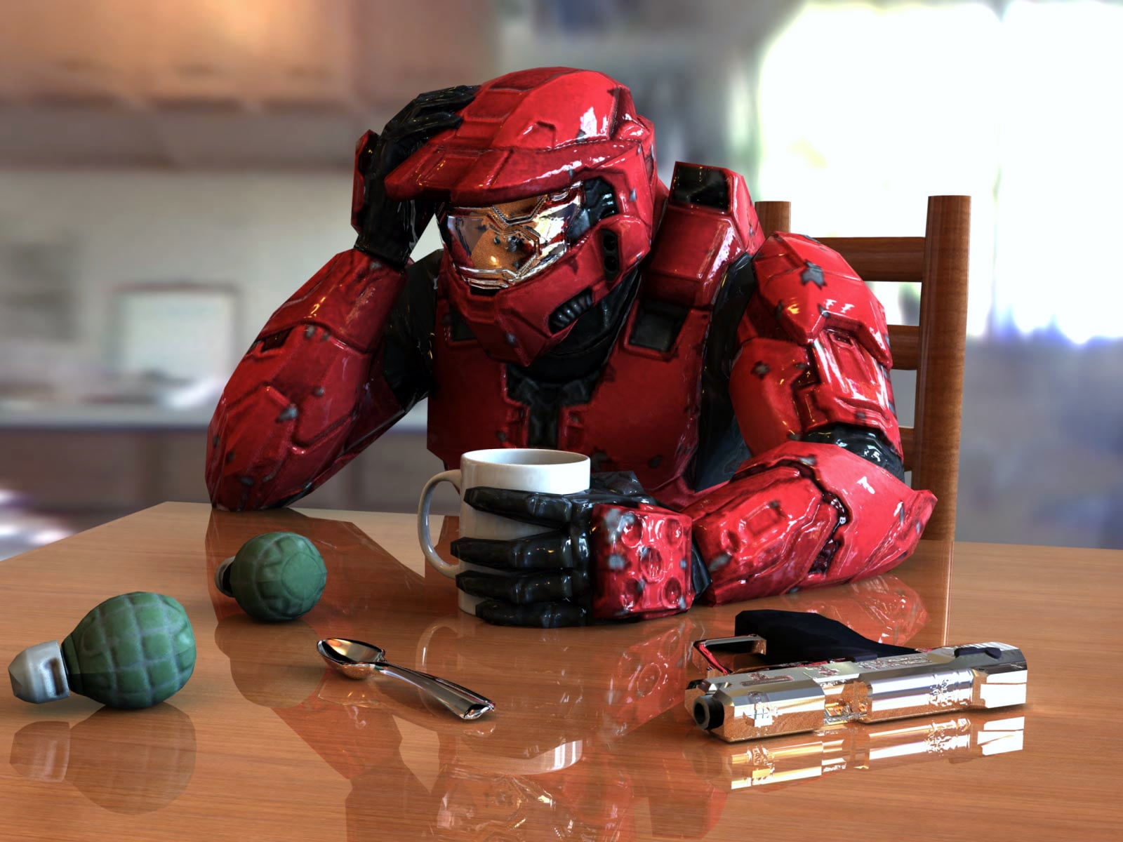 720P, Spartans, Halo, video games, HD Wallpaper