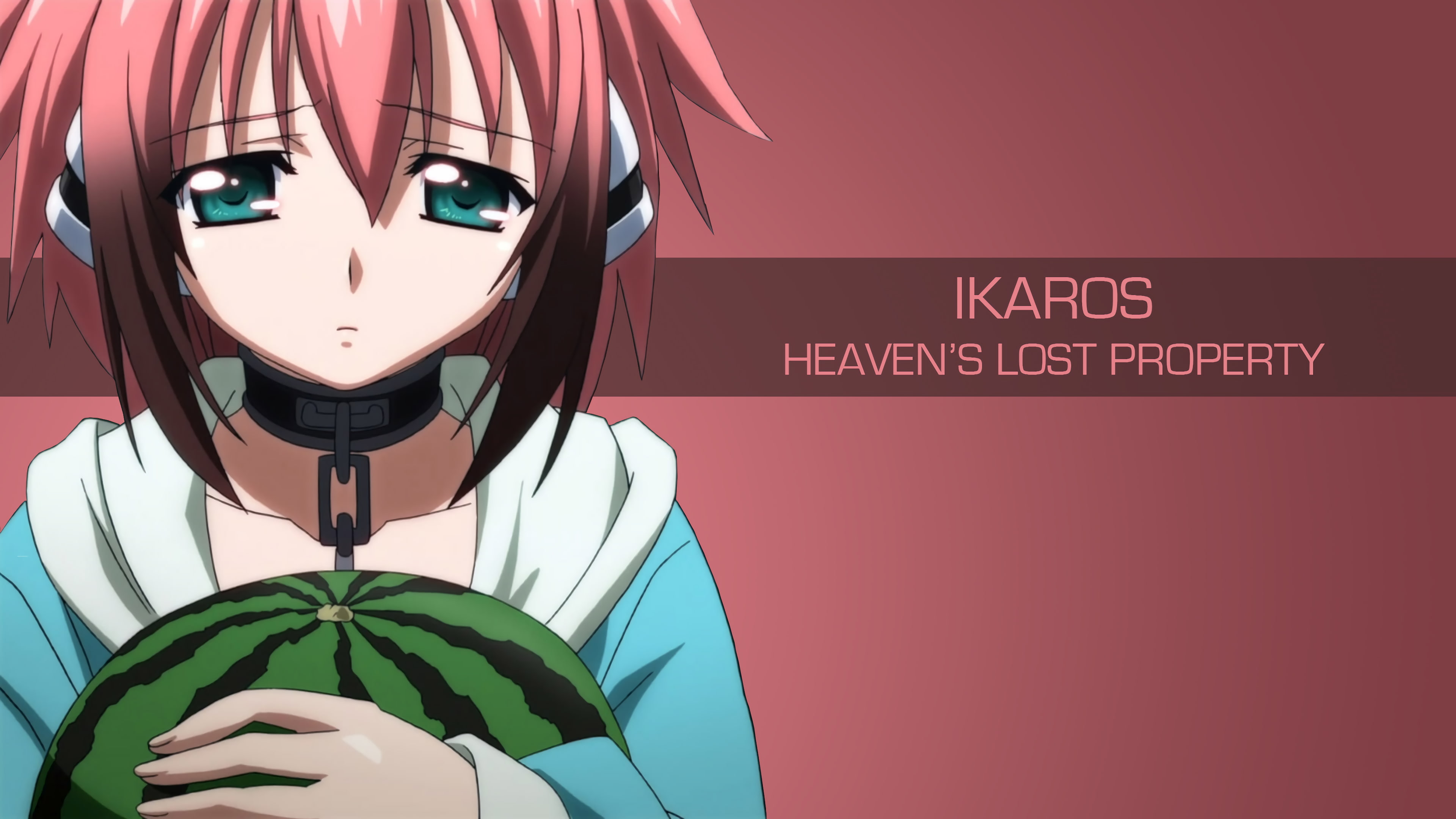 Anime, sora no otoshimono, watermelon, 4K, ikaros, sad expression, HD Wallpaper