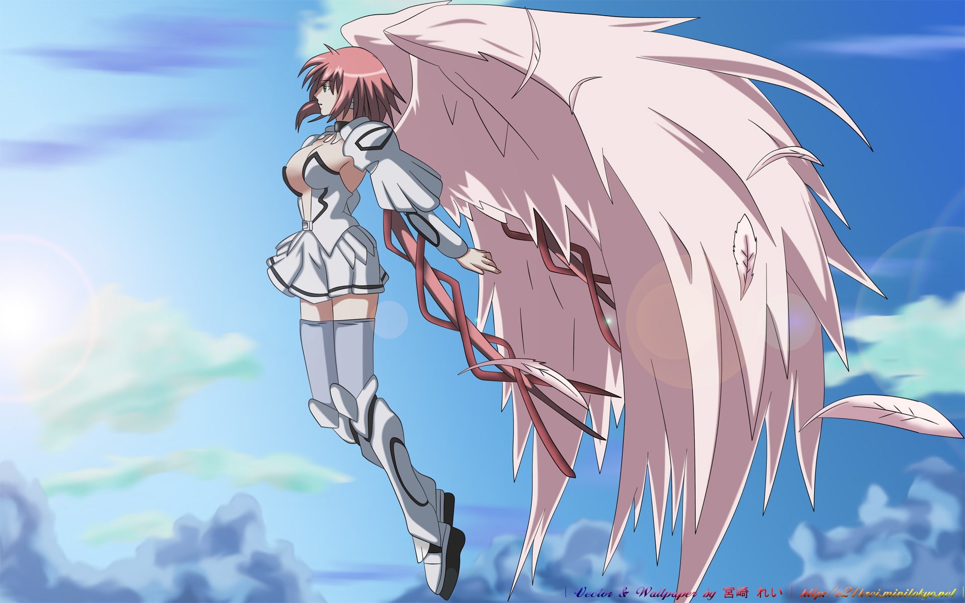 1080P, sora, otoshimono, ikaros, HD Wallpaper