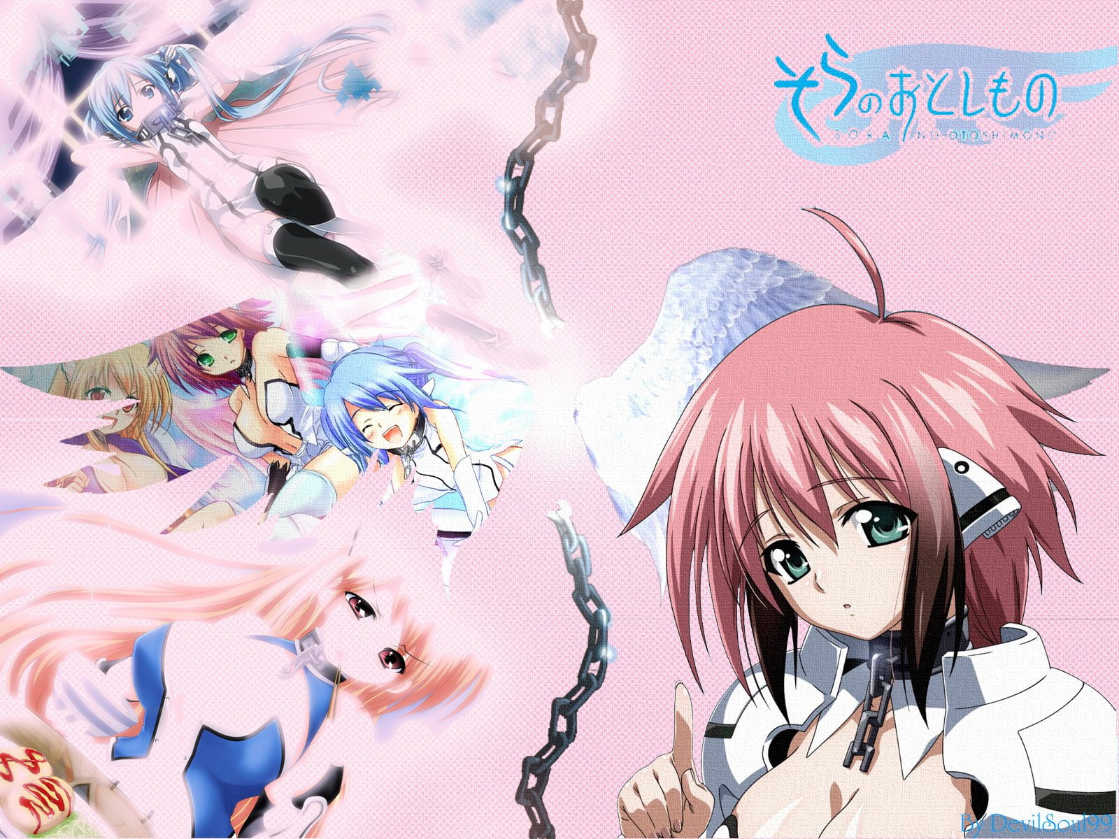 astraea, nymph, sora, 720P, ikaros, otoshimono, HD Wallpaper