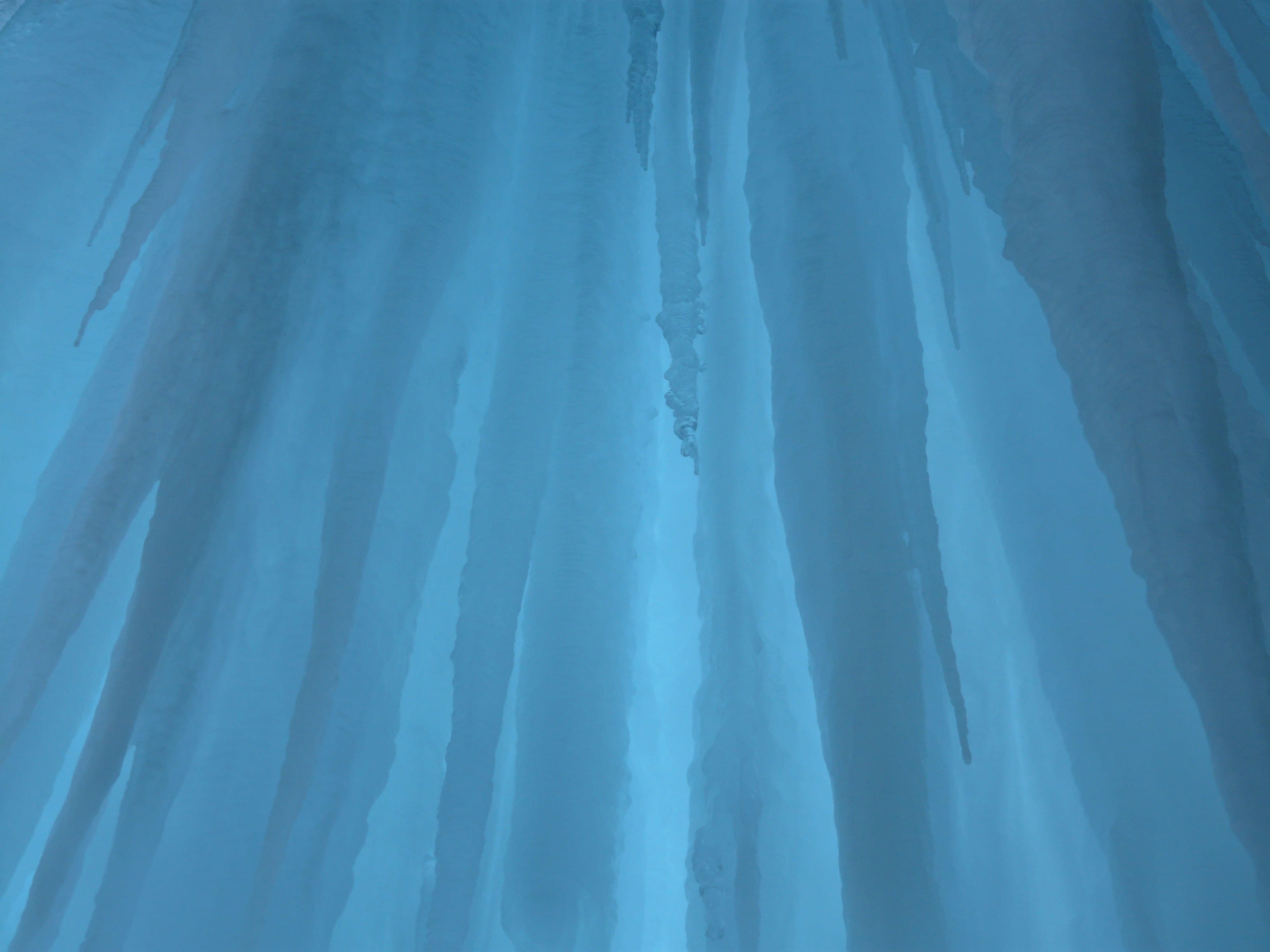 water, cold temperature, textured, stalactites, day, cave, no People, forest, close-up, land, winter, snow, transparent, shimmer, backgrounds, nature, icicle, HD Wallpaper