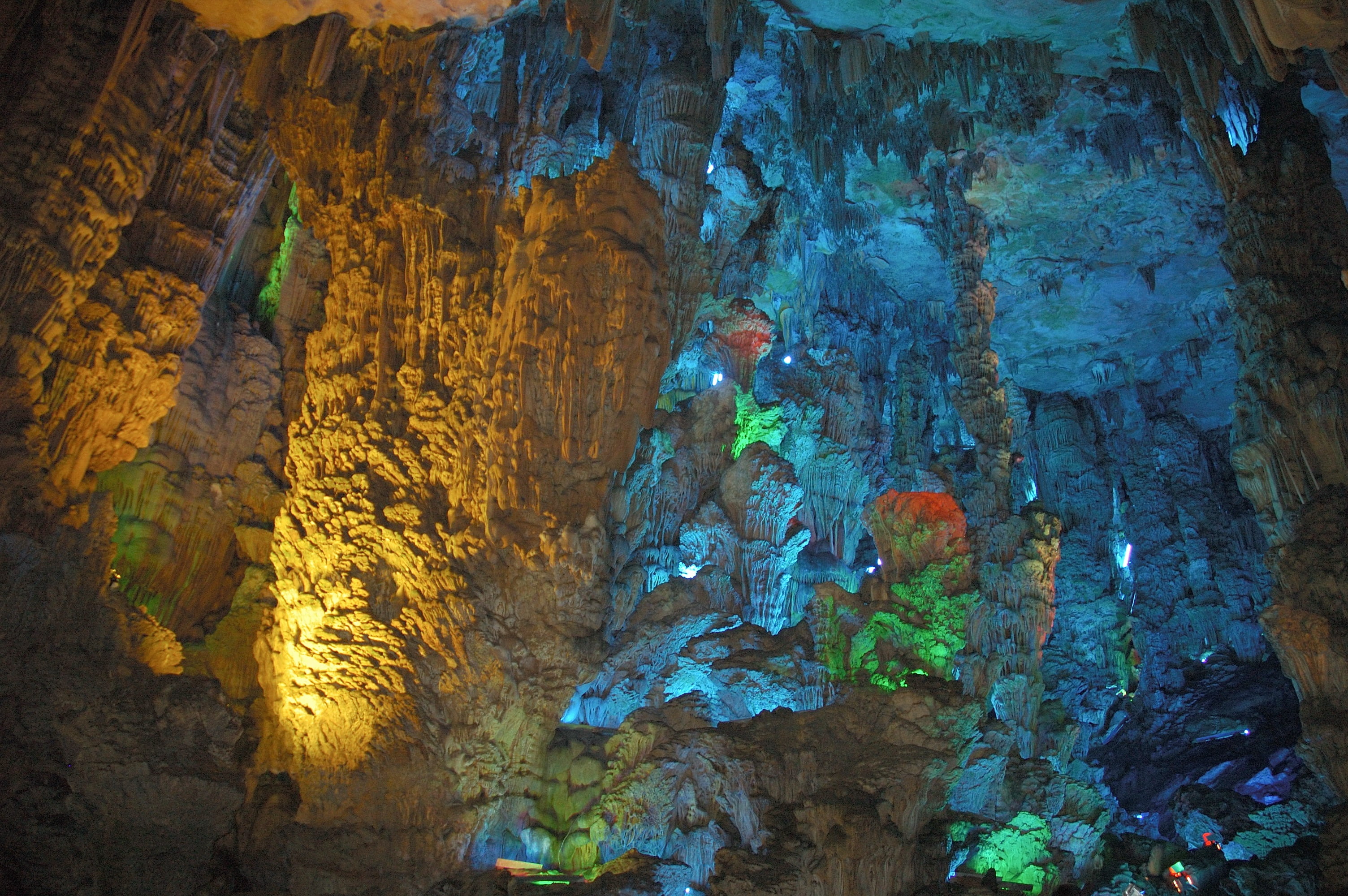 stalactite, rock, rock formation, eroded, physical geography, close-up, limestone, solid, china, day, cave, pattern, travel, outdoors, non-urban scene, HD Wallpaper