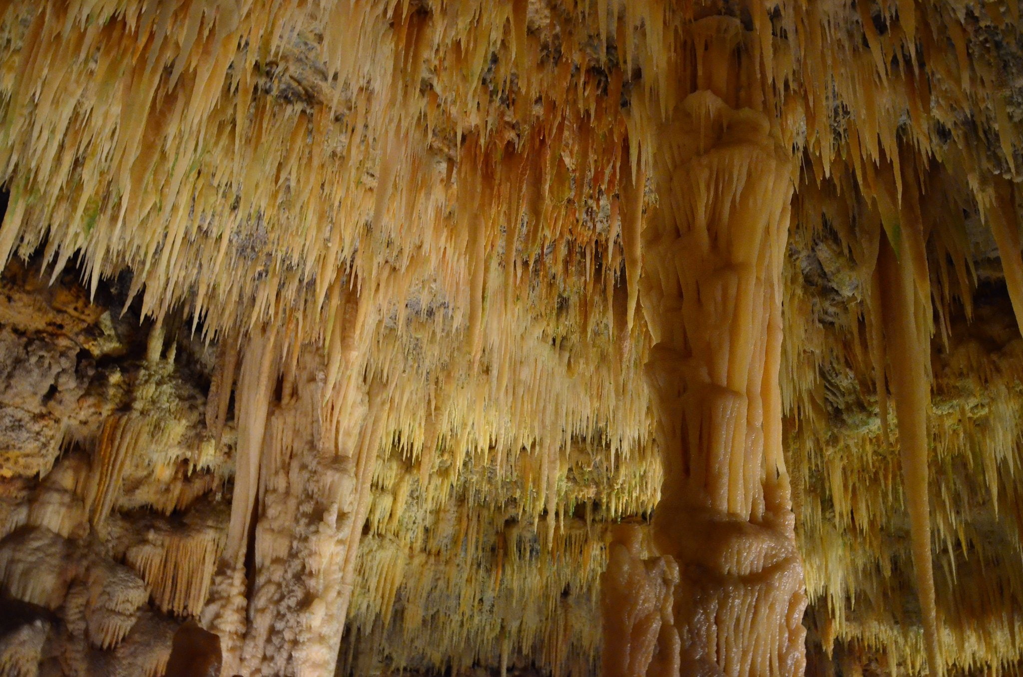 stalagmites, sous, entrance, terre, 1080P, cave, land, grotto, HD Wallpaper