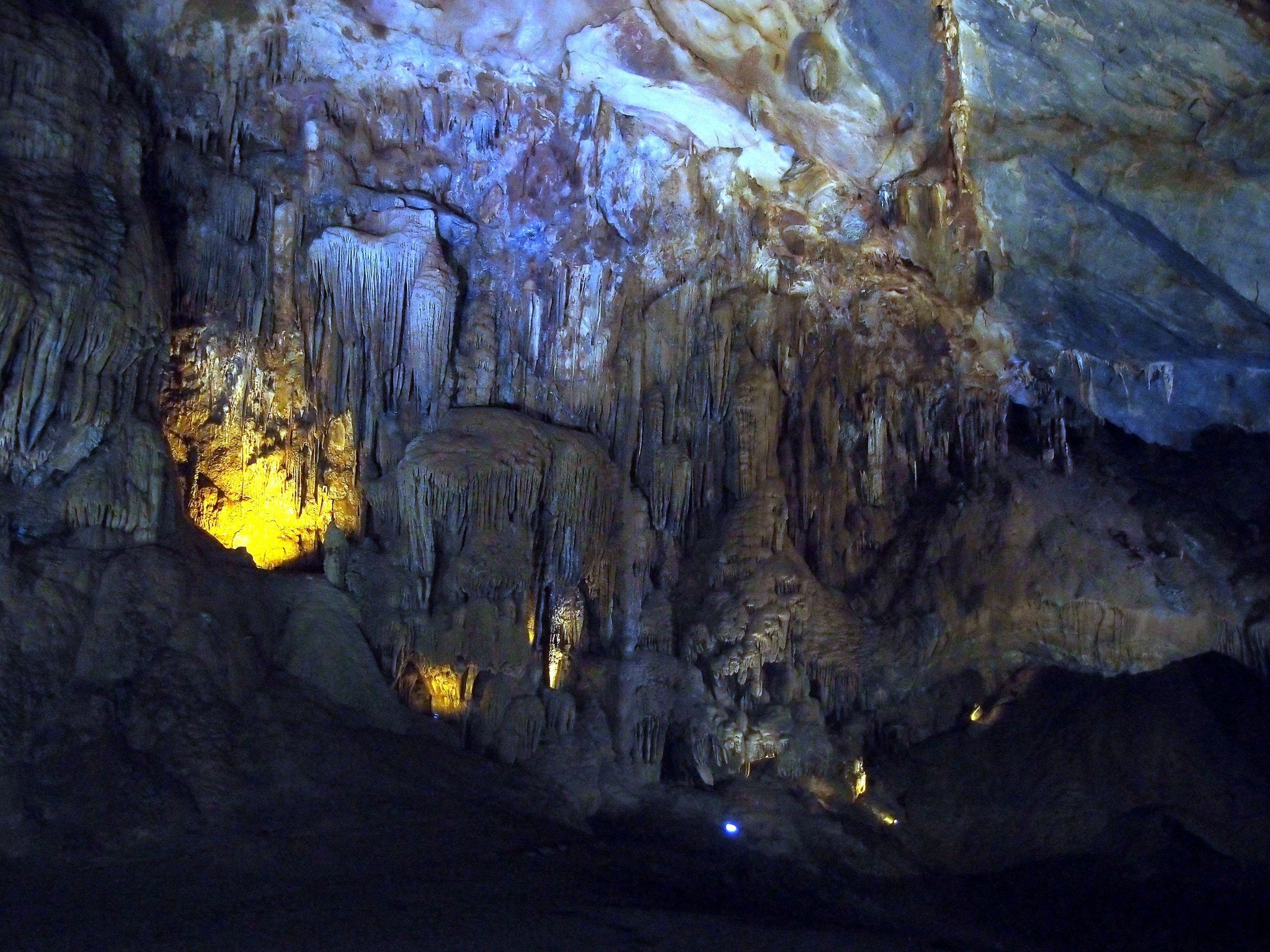 land, sous, stalagmites, 1080P, grotto, terre, entrance, cave, HD Wallpaper