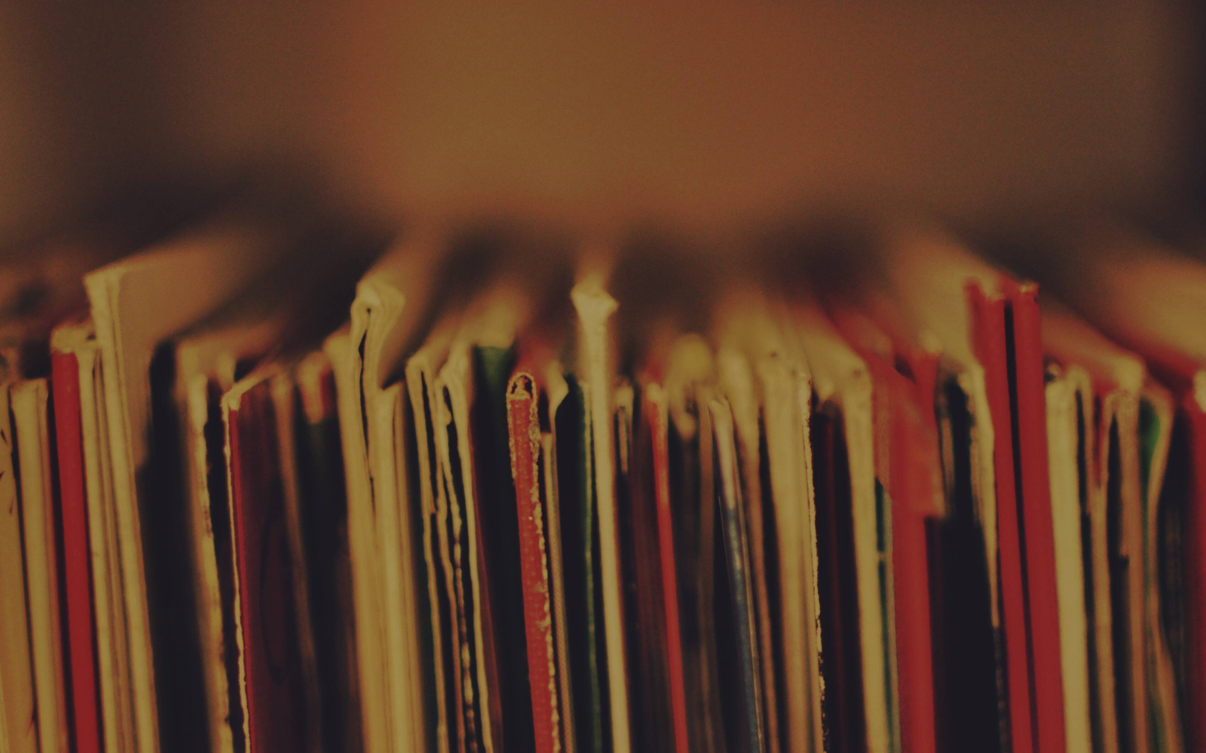4K, rock and roll, vinyl, album covers, music, HD Wallpaper