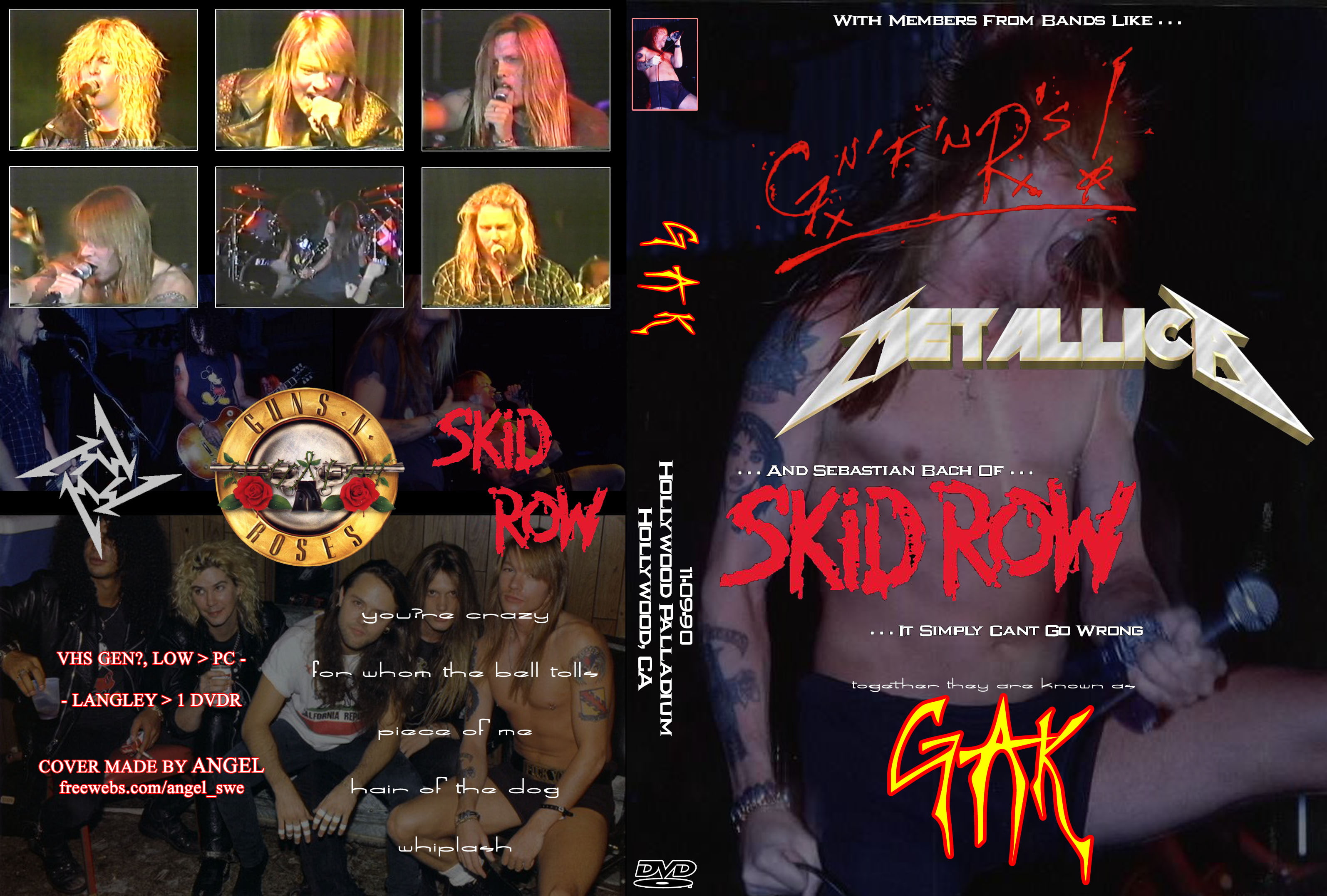 concerts, guns, metallica, gnr, posters, metal, row, roses, 2K, concert, poster, thrash, skid, heavy, HD Wallpaper