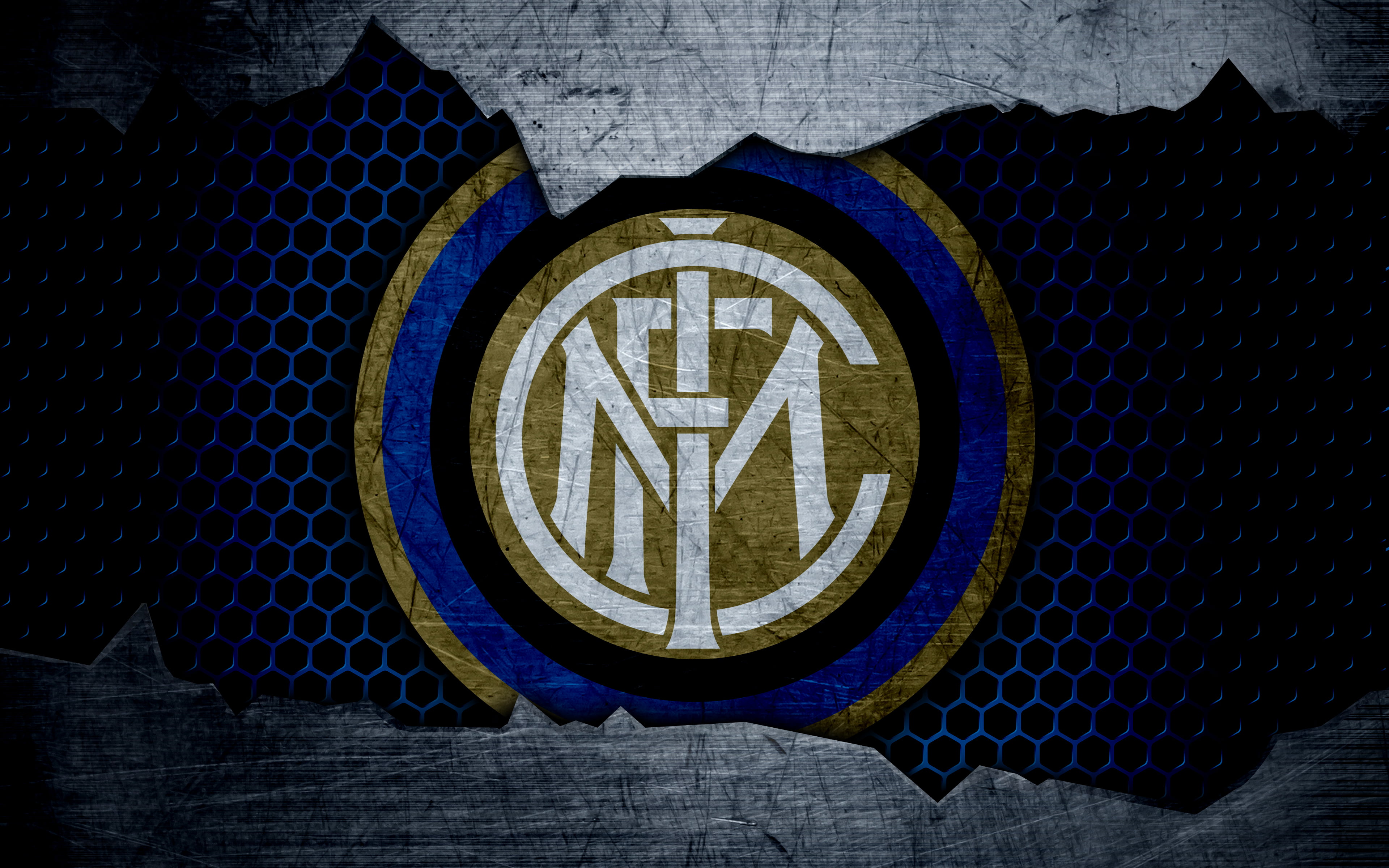Soccer, Inter Milan, Emblem, Logo, 4K, HD Wallpaper