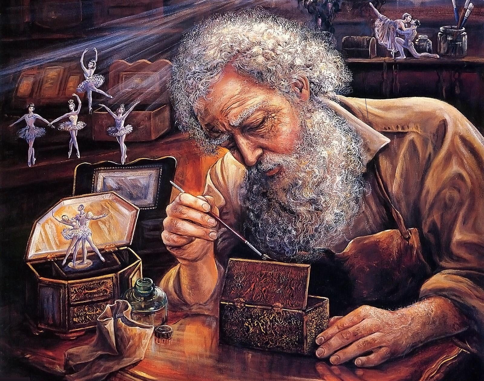 artist, wisdom, looking, praying, 720P, activity, senior Adult, real people, sitting, indoors, gray hair, india, publication, facial hair, wall, one Person, HD Wallpaper