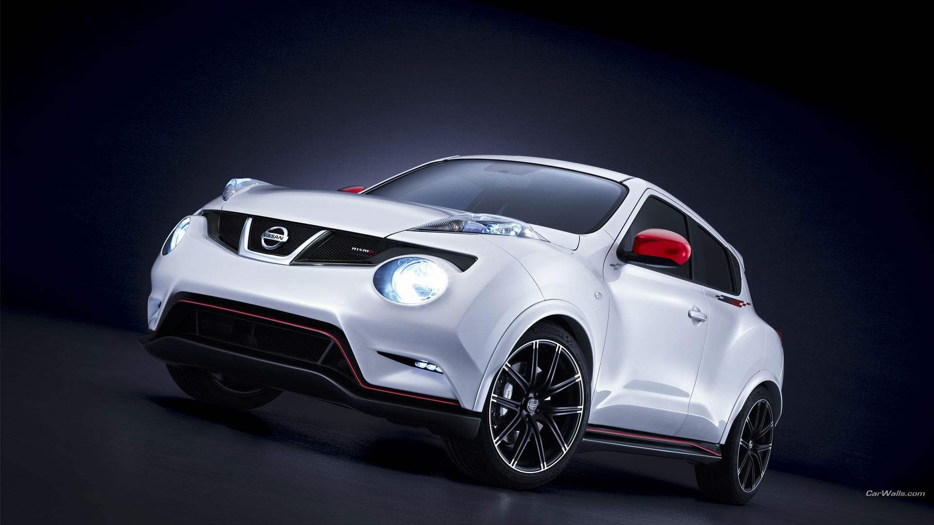 1080P, car, Nissan, Nissan Juke, vehicle, white cars, HD Wallpaper