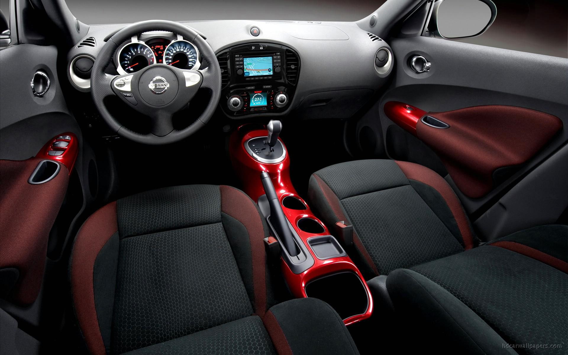 interior, 2011, juke, 1080P, cars, nissan, HD Wallpaper
