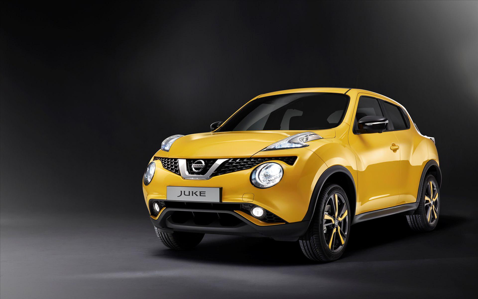 2015, juke, 1080P, yellow, cars, nissan, HD Wallpaper