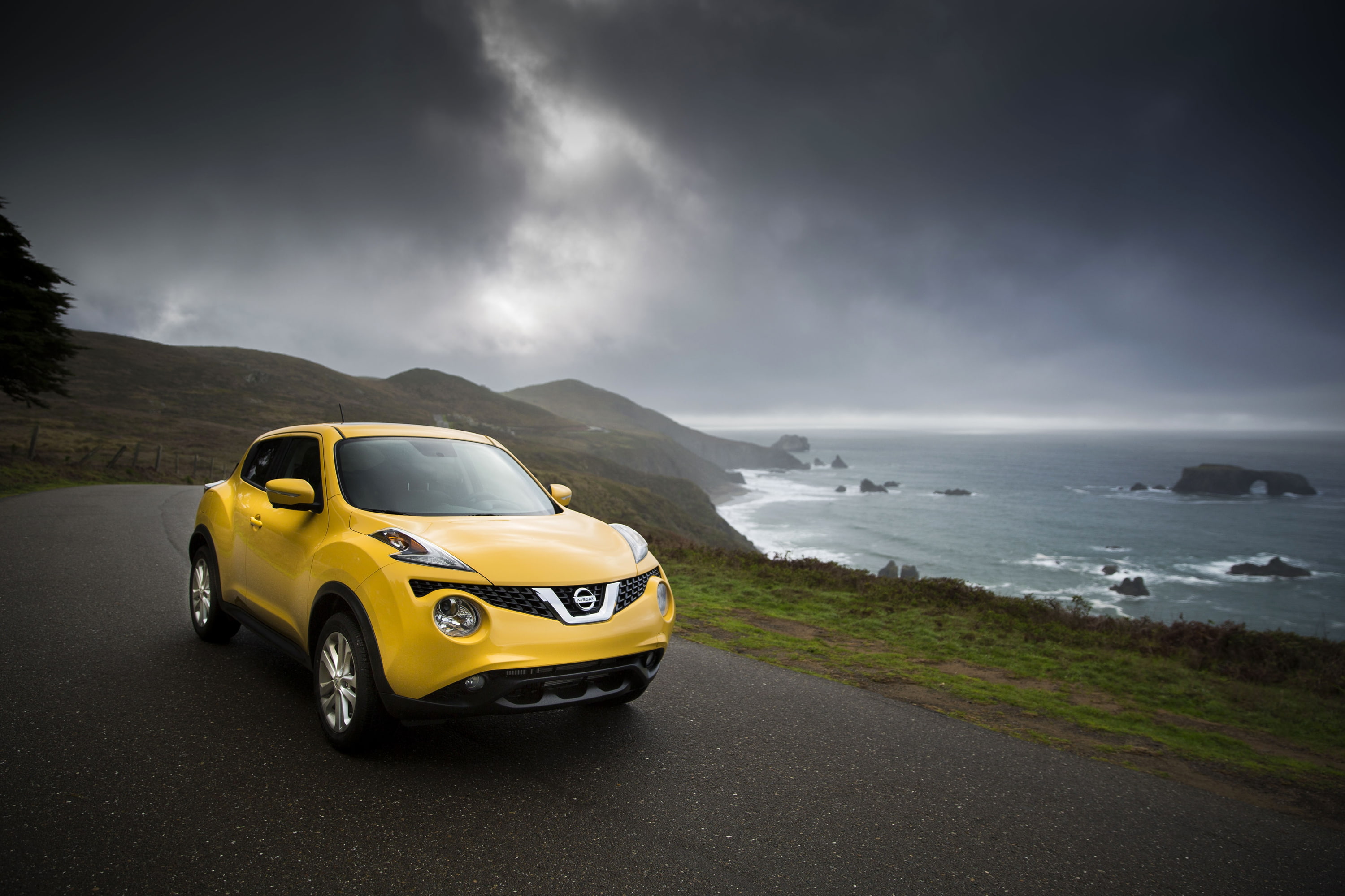 Car, Yellow, photo, Nissan, Juke, 2K, 2015, HD Wallpaper