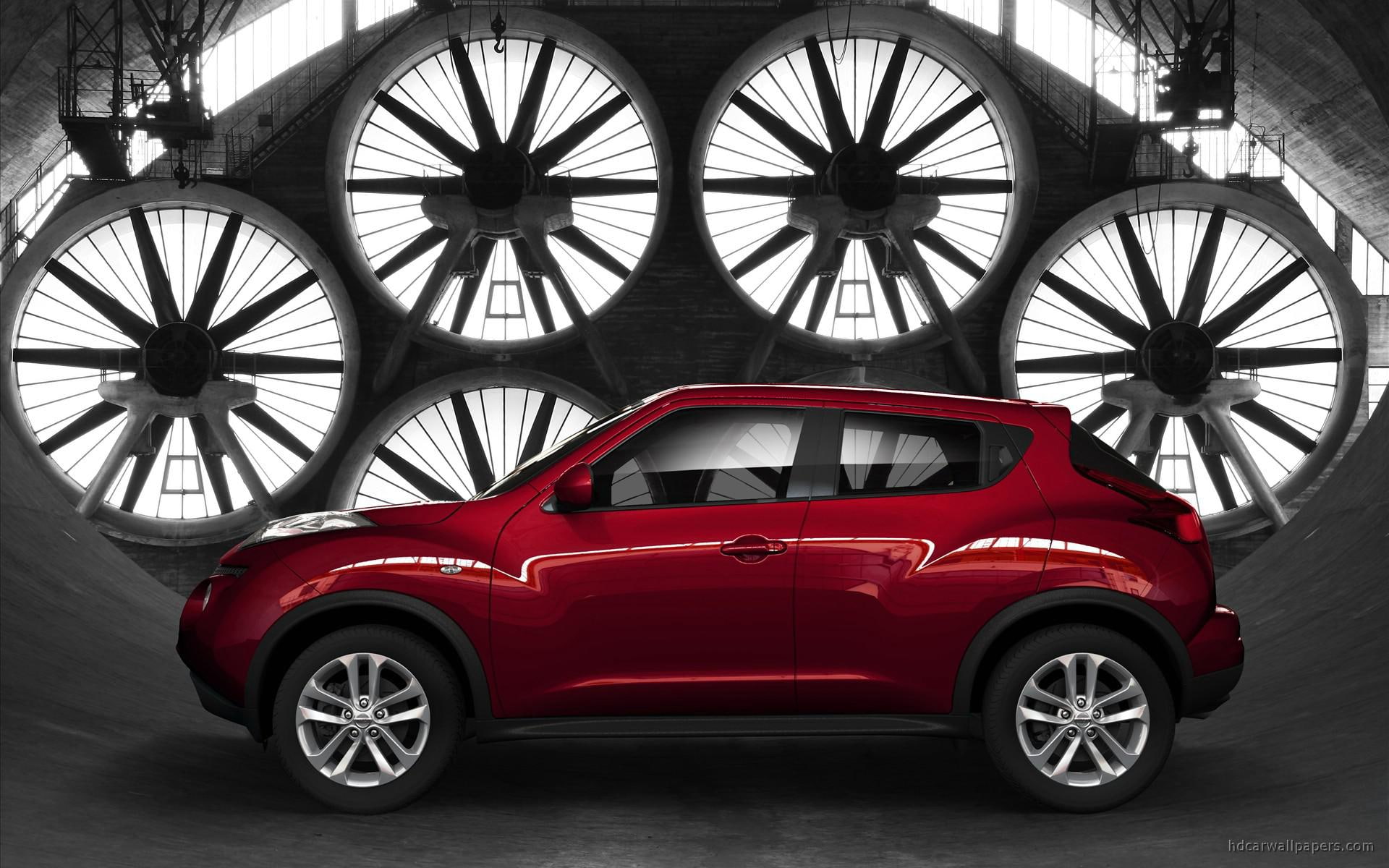 juke, nissan, red, cars, 2011, 1080P, HD Wallpaper