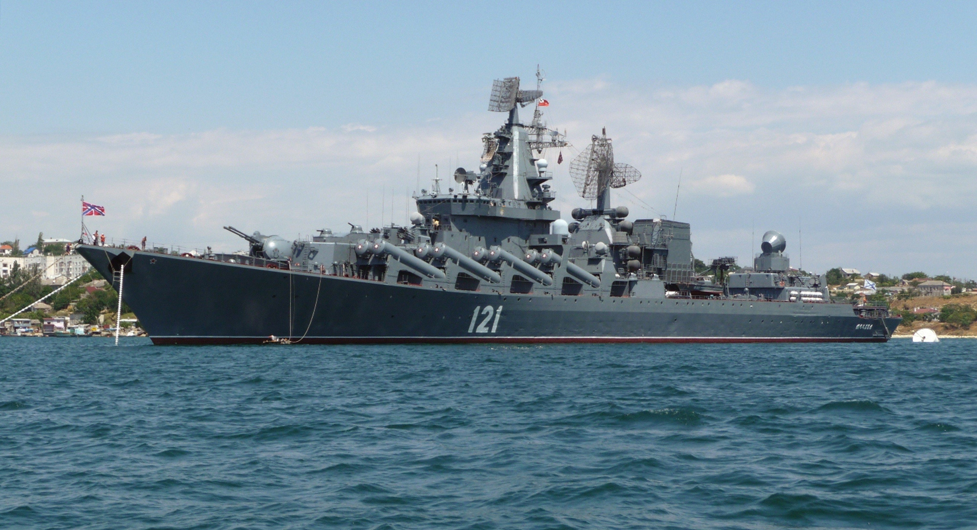 4000x2169, warship, red, 4K, russia, star, navy, war, russiancruzader, ship, moskva, HD Wallpaper