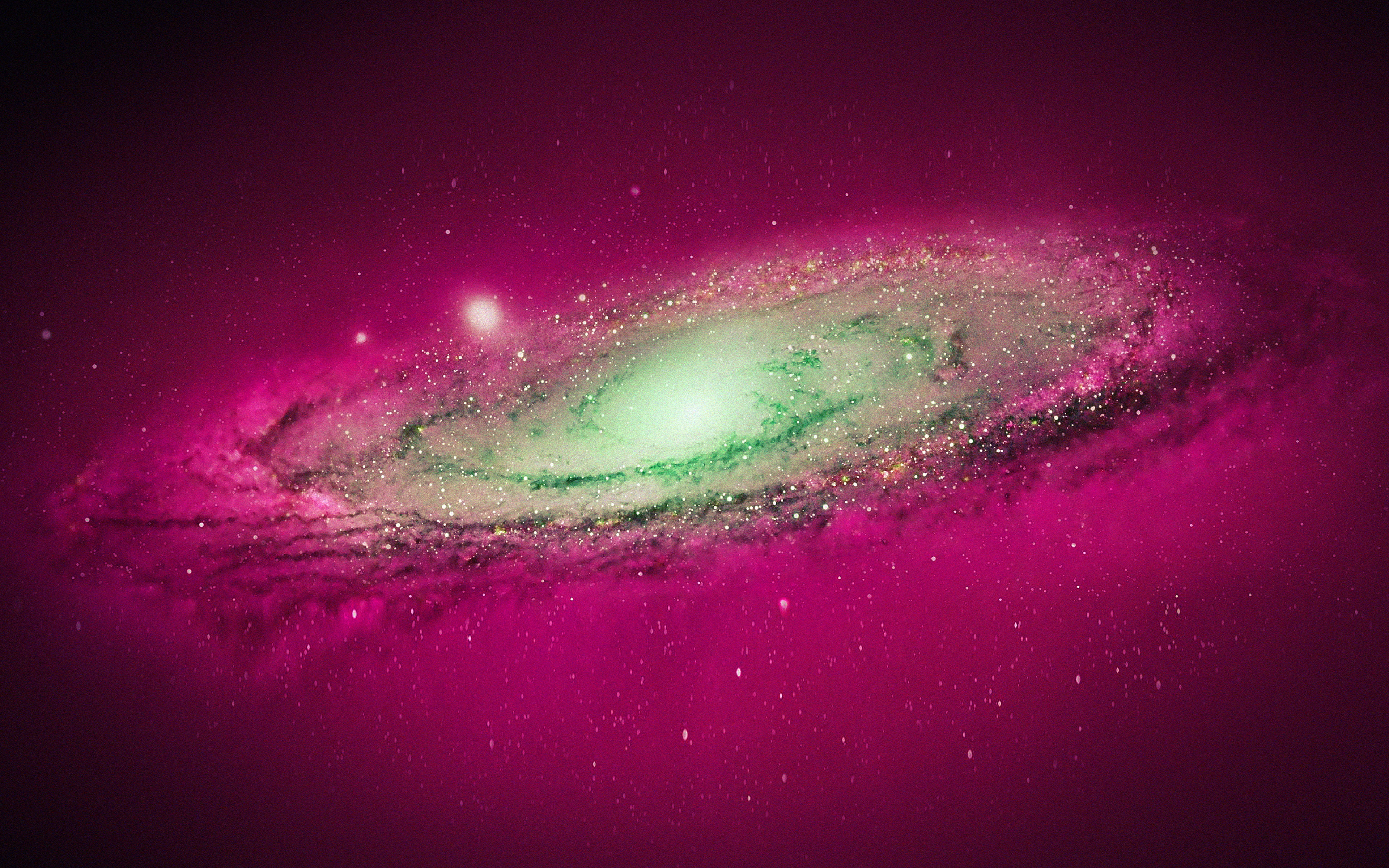 green color, sky, exploding, abstract backgrounds, galaxy, astronomy, nature, multi colored, no people, beauty in nature, x, pink color, bright, HD Wallpaper