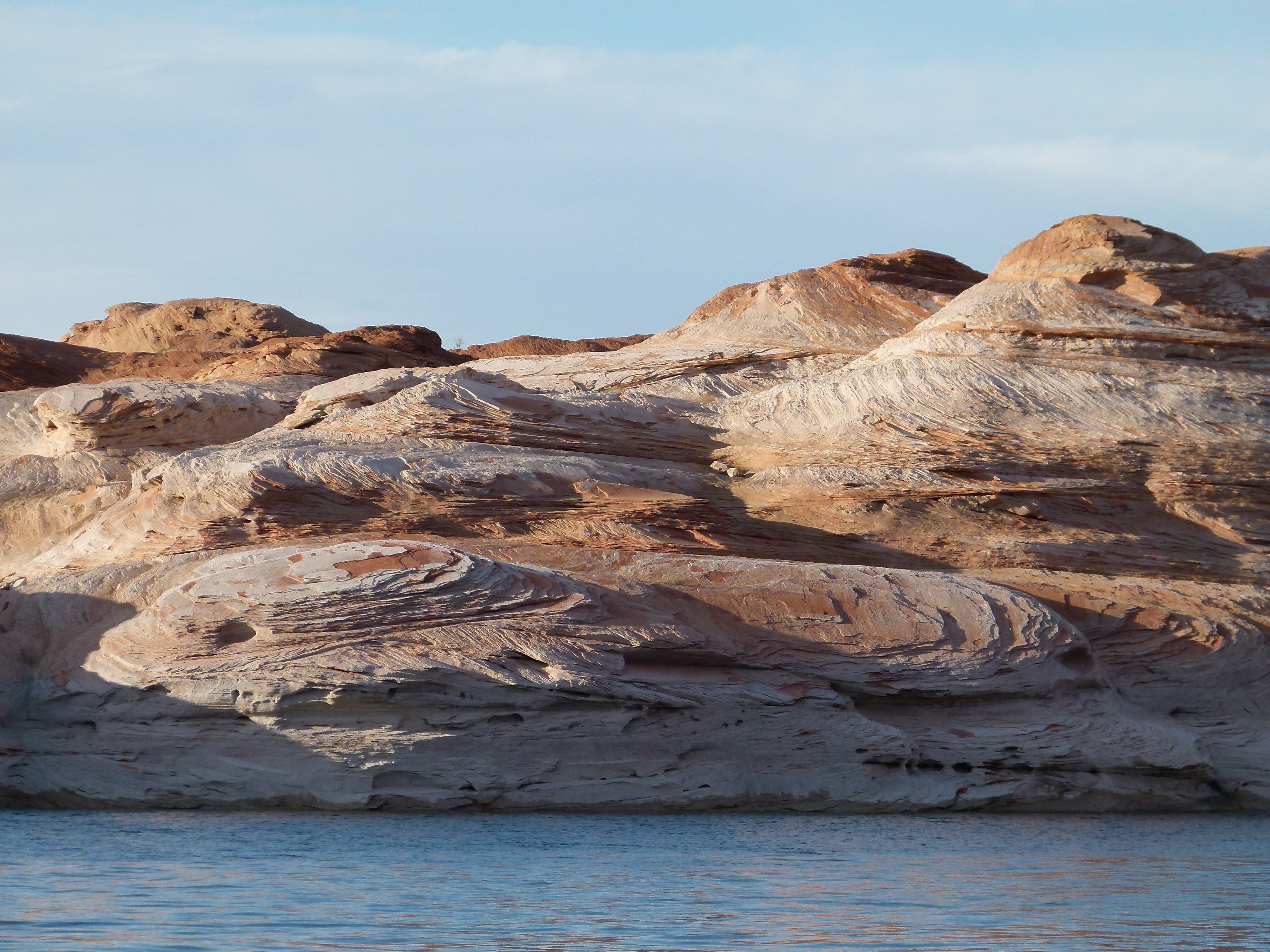 lake, land, non-urban scene, day, geological, mountain, natural, beauty in nature, sky, bay, no people, stone, red, sea, outdoors, waterfront, solid, desert, HD Wallpaper