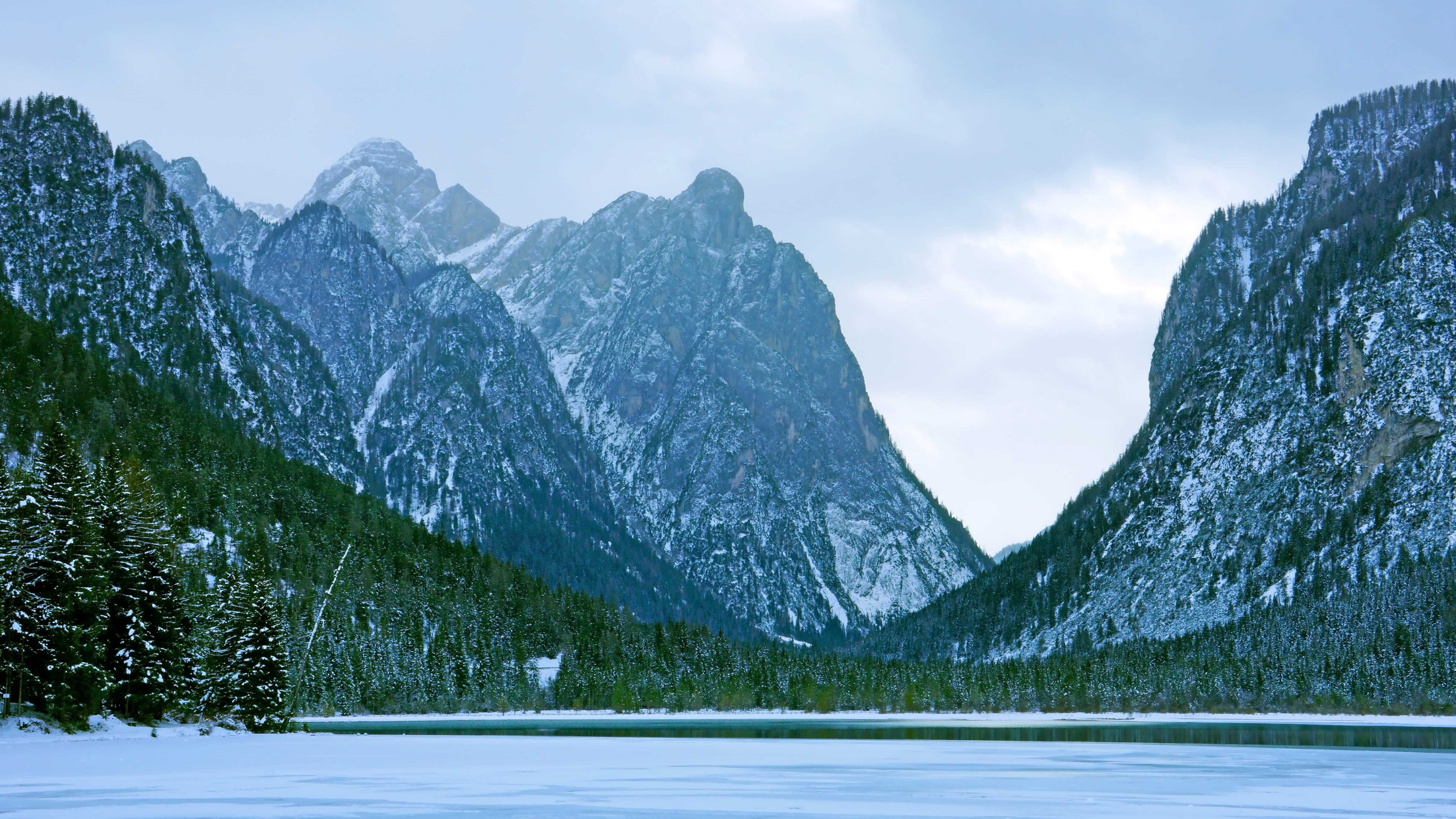 mountain range, landscape, day, beauty in nature, plant, nature, scenery, cold temperature, tranquil scene, mountain peak, ice, water, no people, glacier, HD Wallpaper
