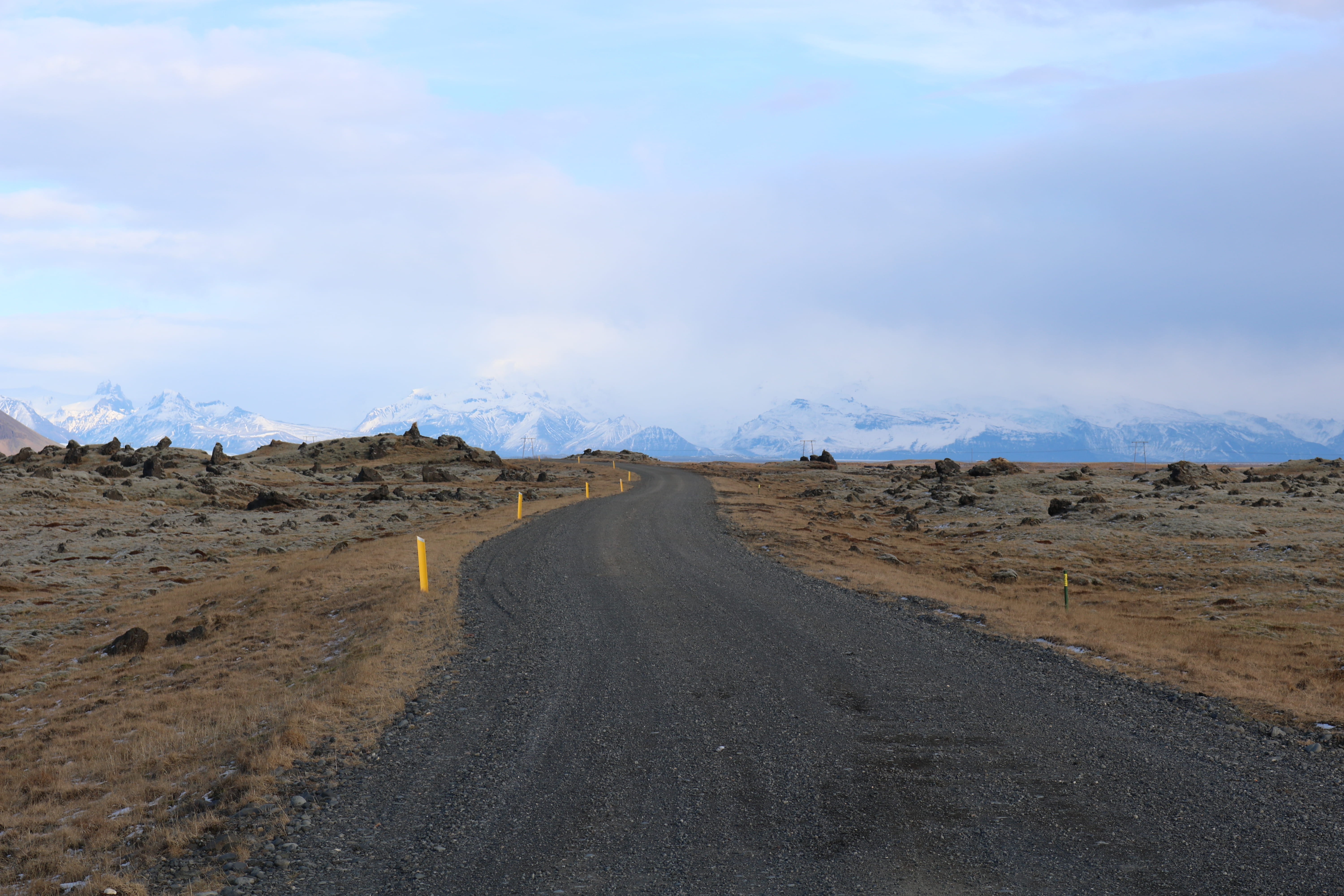 mountain, 5K, asphalt, condo, blue, tranquil scene, cloud - sky, rock, gravel, climate, dirt road, housing, landscape, arid climate, way, sky, building, HD Wallpaper