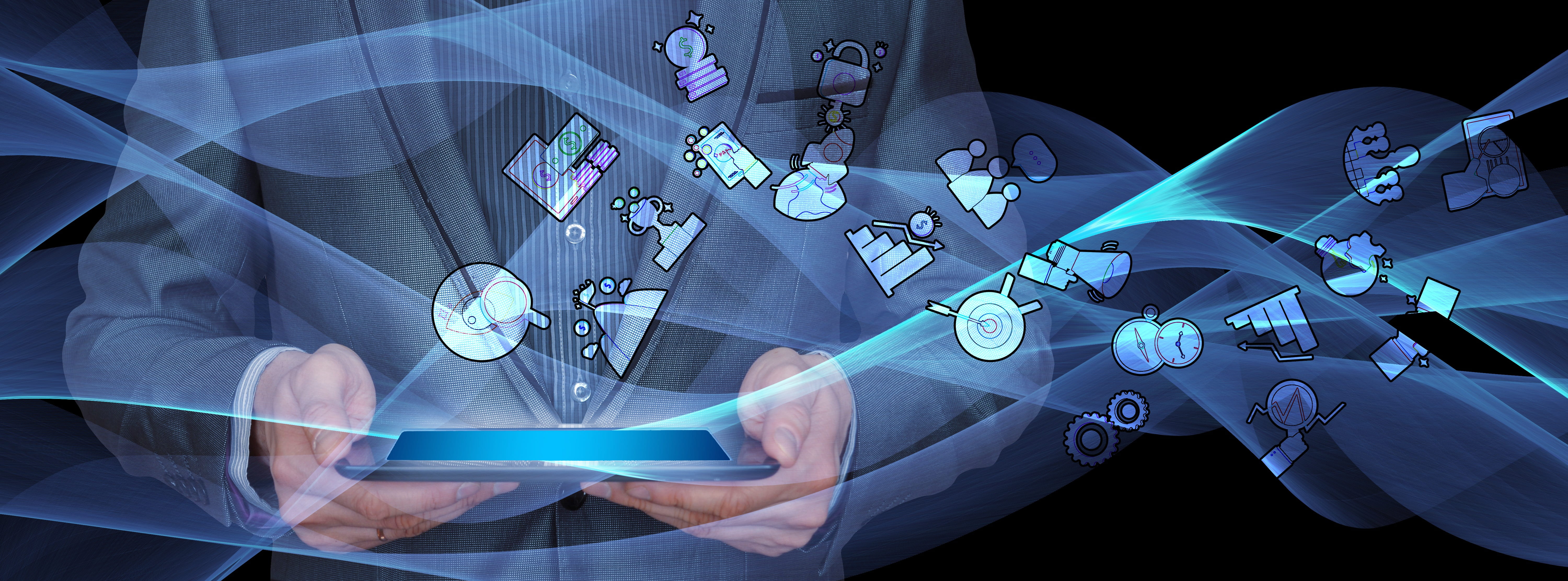 adult, industry, computer network, hand, particles, computer, marketing, concept, medical x-ray, businessman, icon, tablet, finance, kaufmann, connection, HD Wallpaper