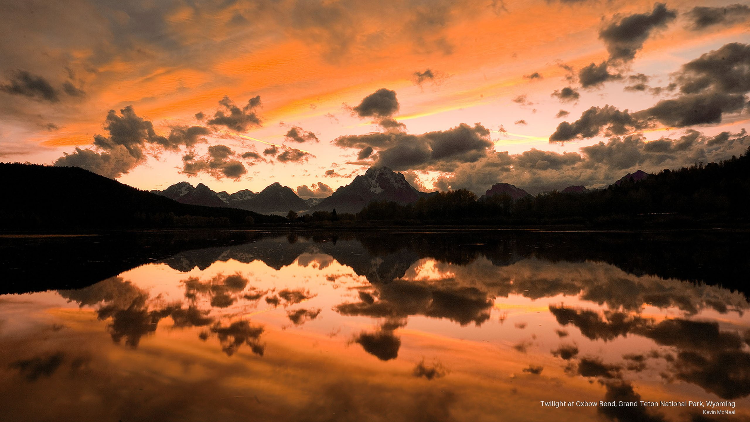 park, National Parks, bend, 2K, national, oxbow, wyoming, twilight, grand, teton, HD Wallpaper