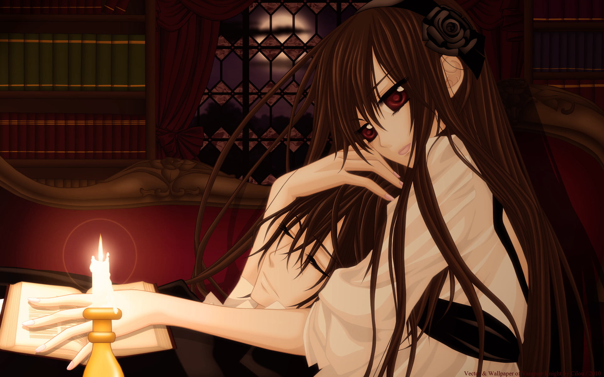 real people, 1080P, Vampire, leisure activity, lighting equipment, hairstyle, Kaname Kuran, adult, standing, young adult, hair, Candle, lifestyles, illuminated, HD Wallpaper