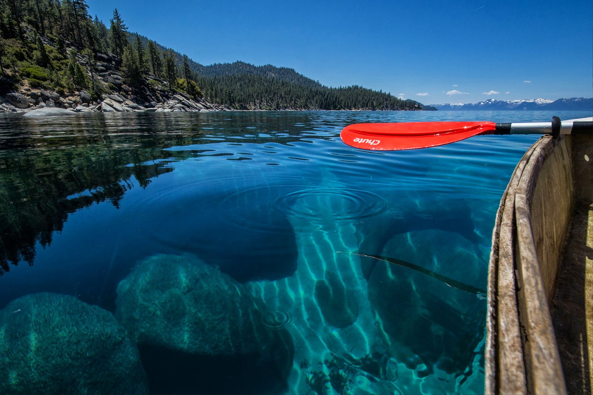 scenics - nature, mode of transportation, water, day, nature, kayak, tranquil scene, no people, outdoors, nautical vessel, lake, floating on water, 1080P, HD Wallpaper