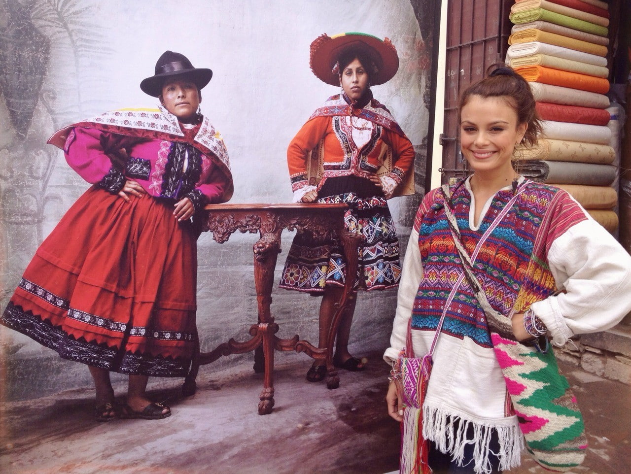 model, smiling, portrait, holding, group of people, clothing, people, day, traditional clothing, arts culture and entertainment, music, women, performance, HD Wallpaper